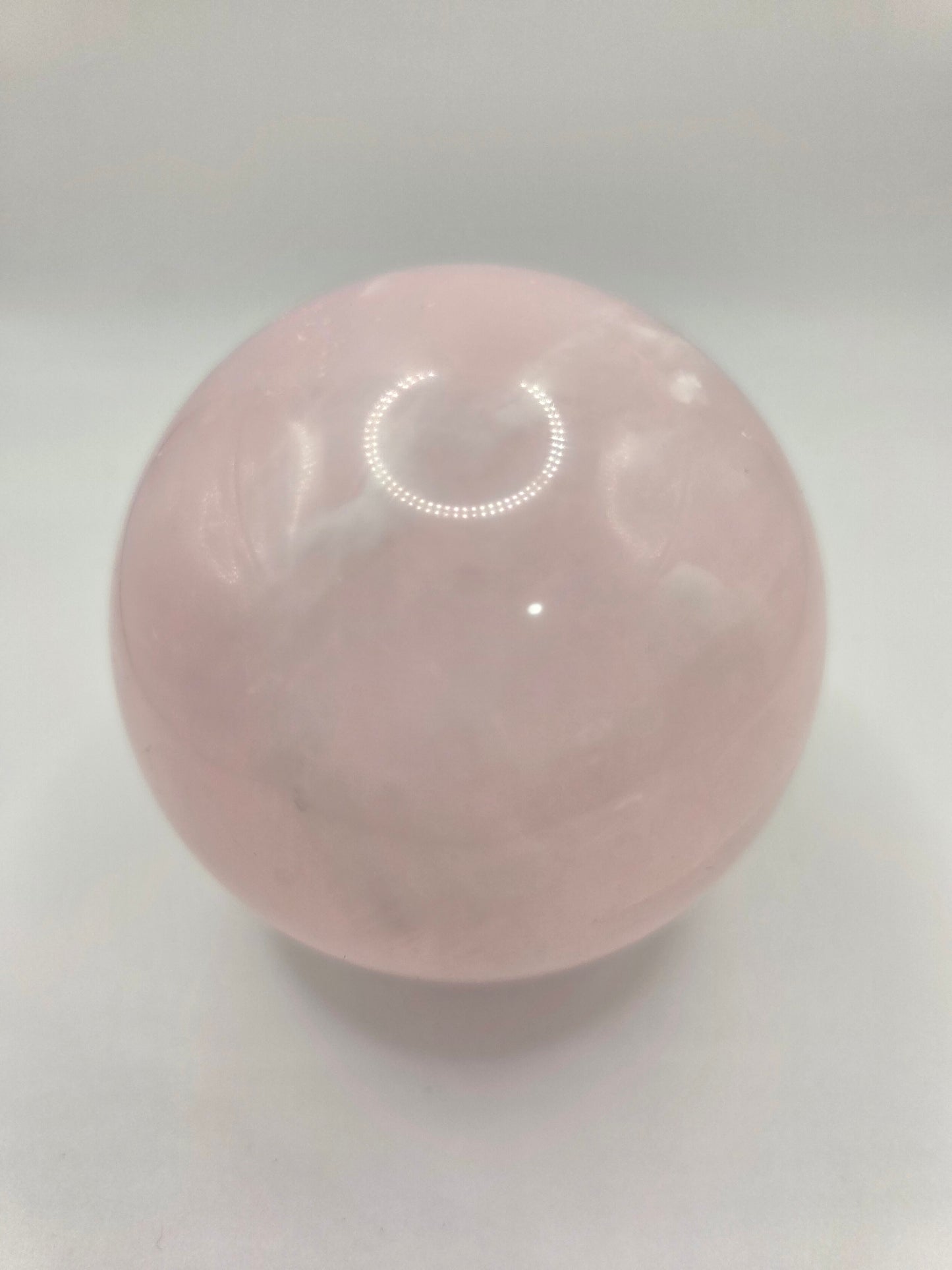 ๐ธ Pink Mangano Calcite Sphere โ Gentle Renewal (2.89")