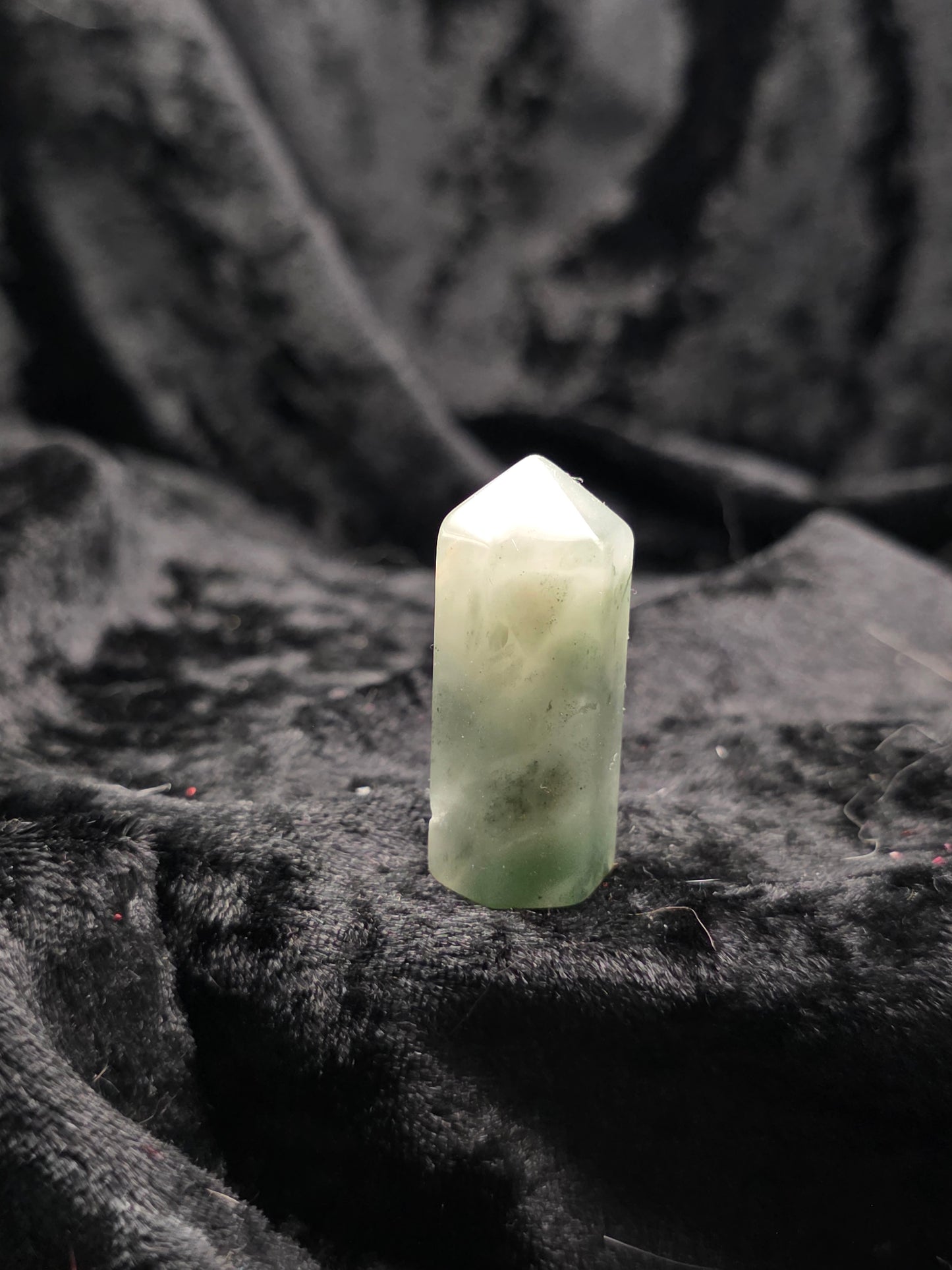❤️ African Blood Jasper Tower – Grounded Courage (1.5")