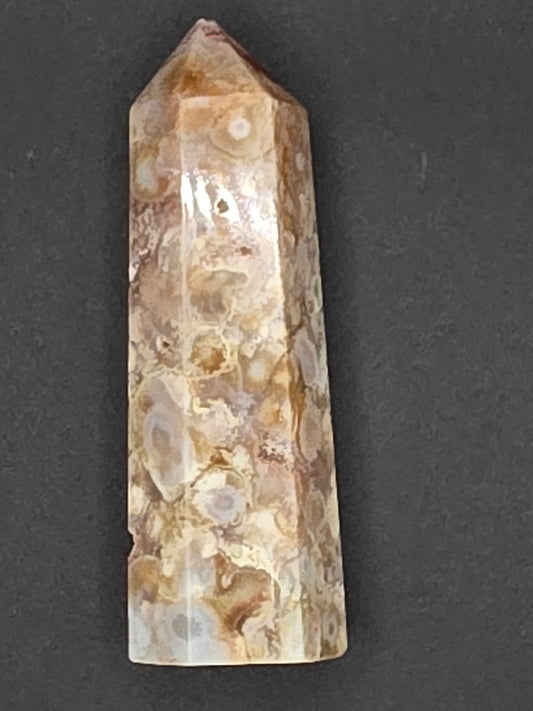 💜 Pink Amethyst Tower — Divine Calm (3.39") Druzy Tip