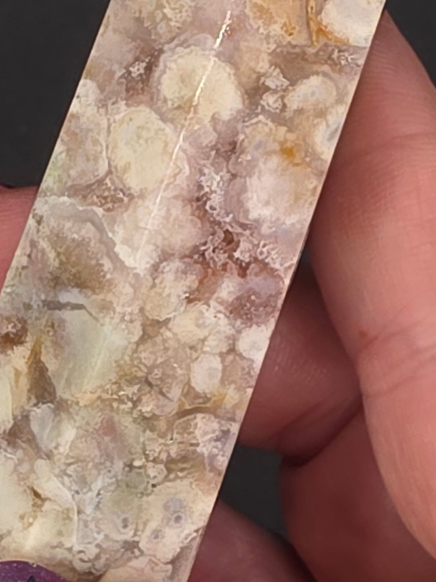 ๐ Pink Amethyst Tower โ Divine Calm (3.39") Druzy Tip