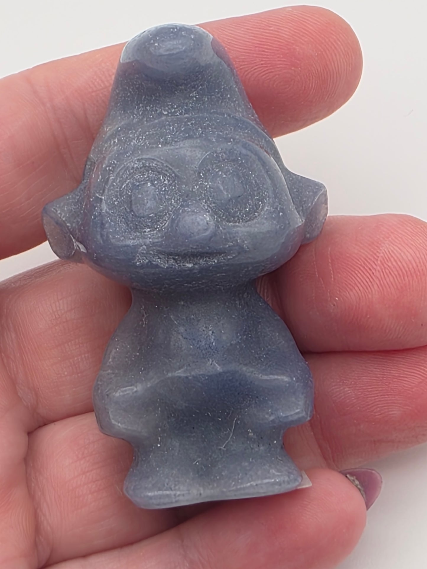 ✨ Dumortierite Blue Cartoon “Dwarf” — The Spiritual Sage (2")
