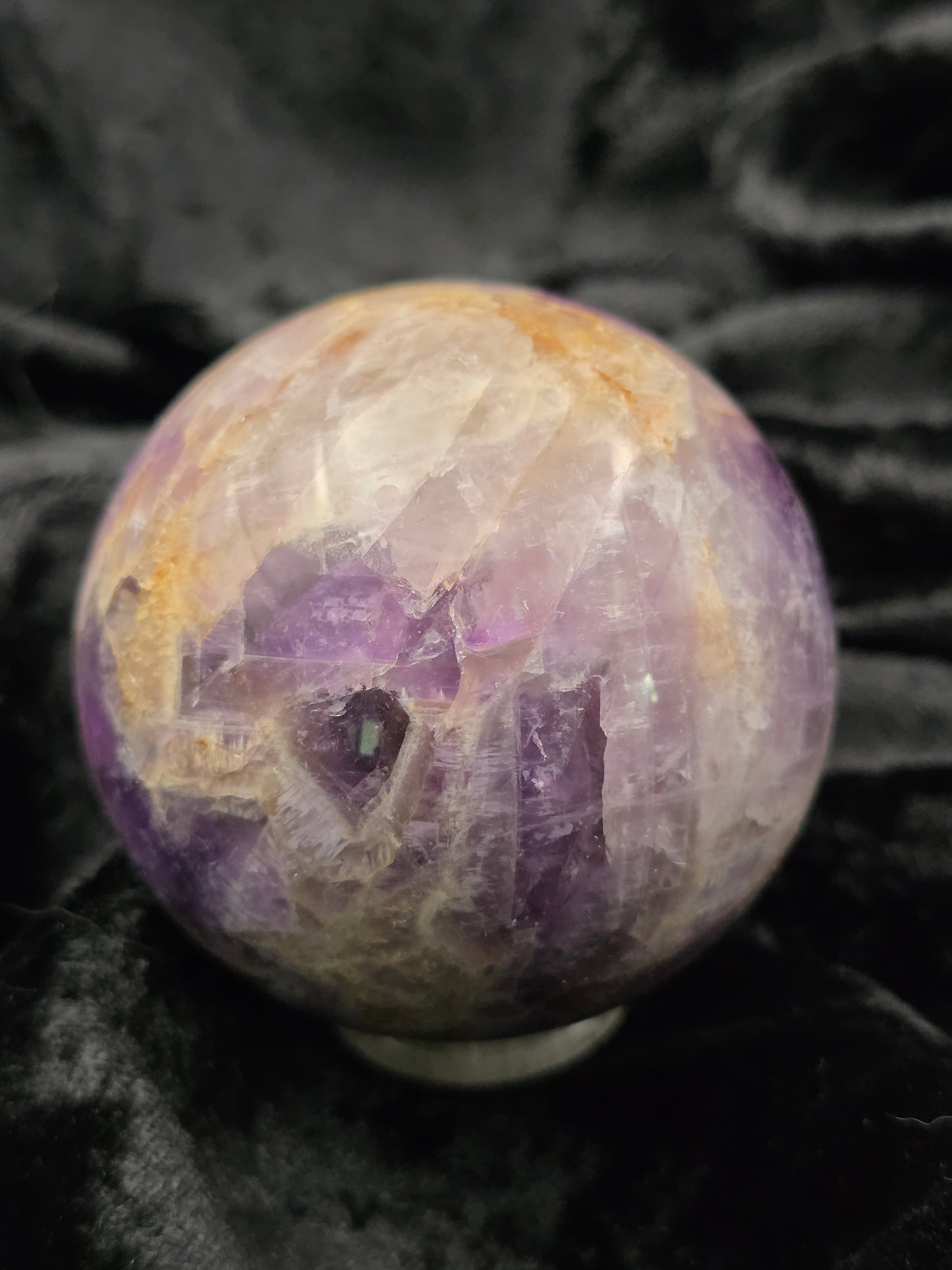 ๐ Amethyst Sphere โ Classic Calm (2.46 in)