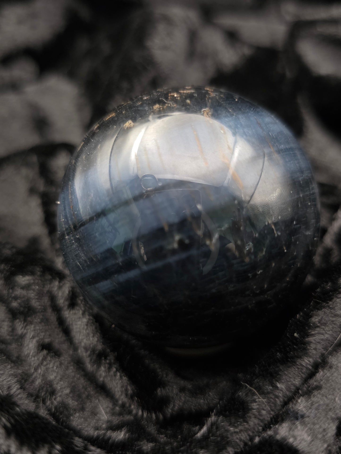 ๐๏ธ๐ Blue Tigerโs Eye Sphere โ Double the Glow (2.04 in)