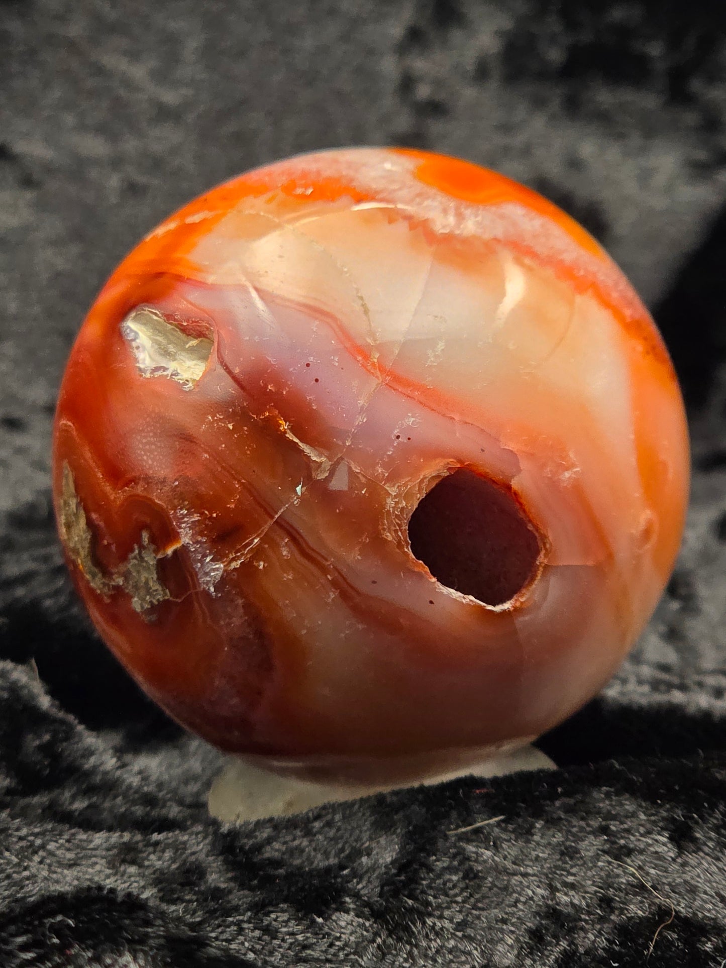 ๐ฅ Carnelian Sphere โ Ember Energy (2.02 in)