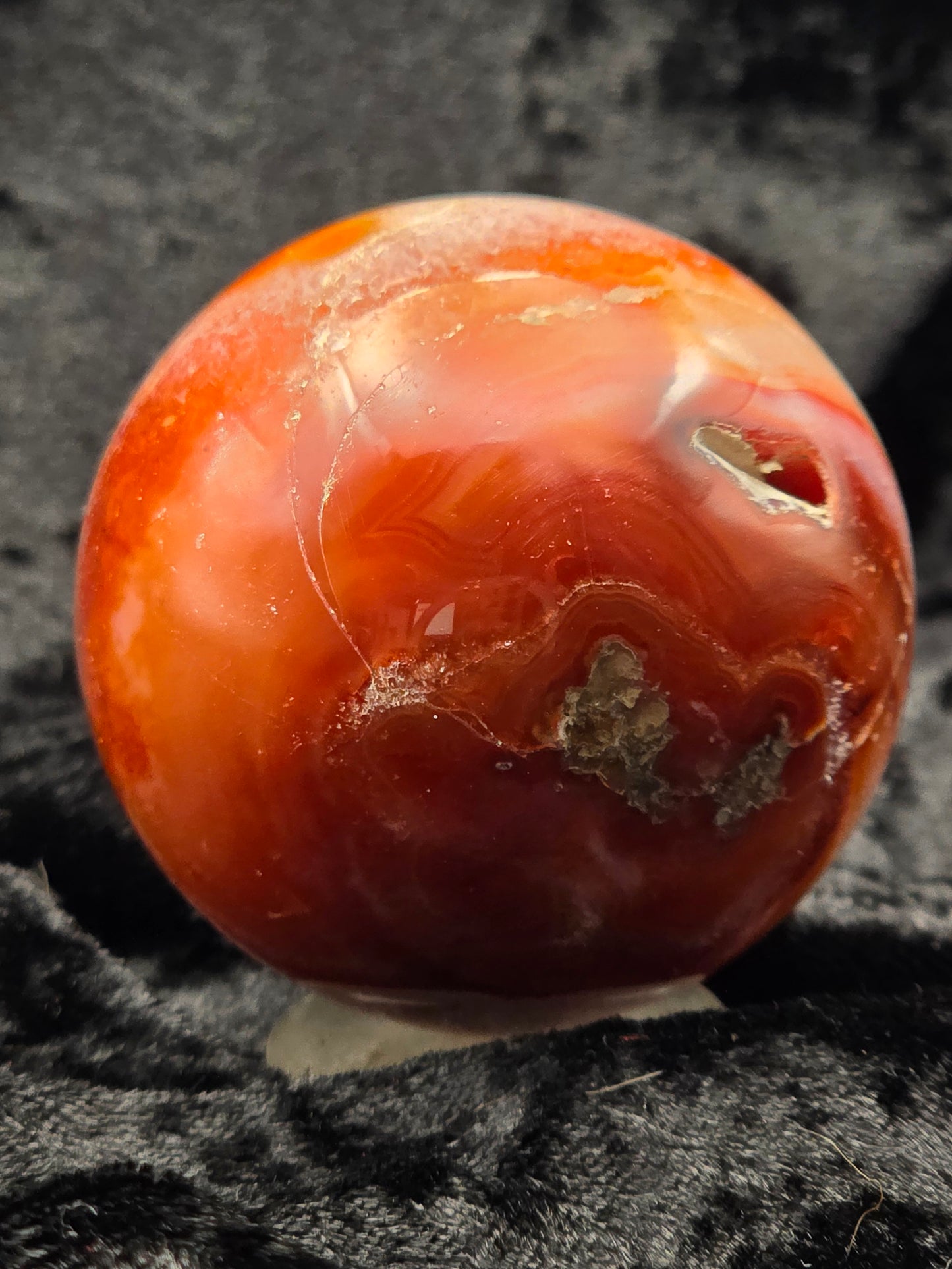 ๐ฅ Carnelian Sphere โ Ember Energy (2.02 in)