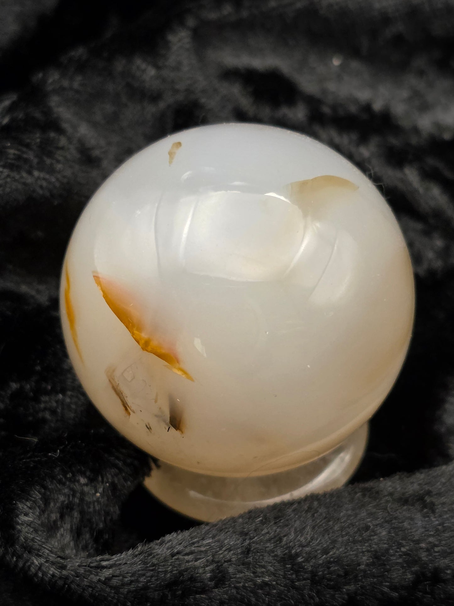 ๐ค Druzy Agate Sphere โ Sparkle & Shield (1.59 in)