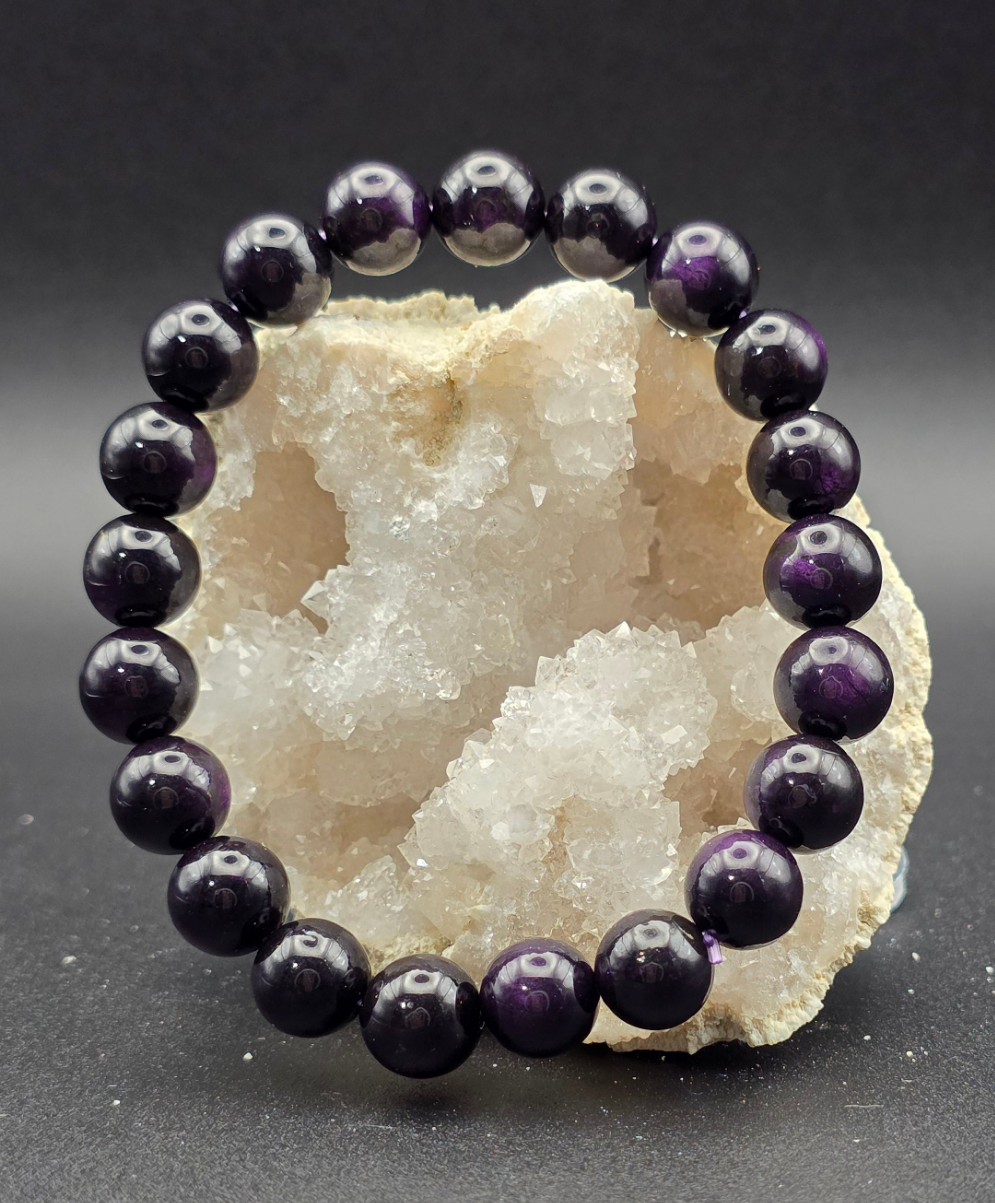 ๐ Purpurite Bracelet โ Spirit Voice (8mm)