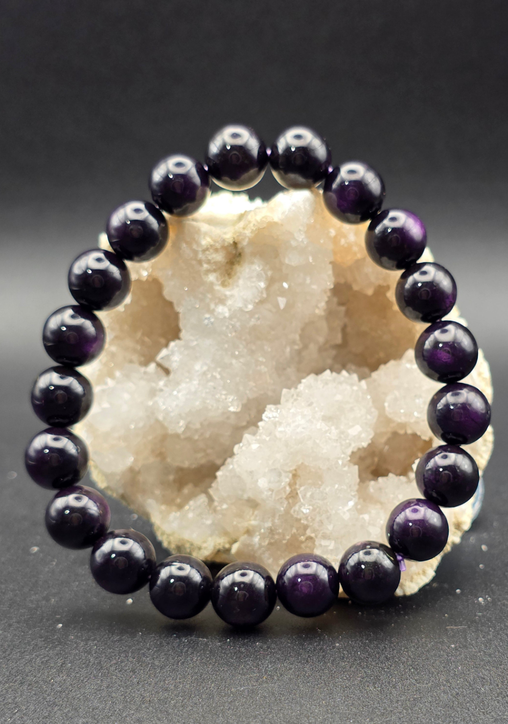 ๐ Purpurite Bracelet โ Spirit Voice (8mm)