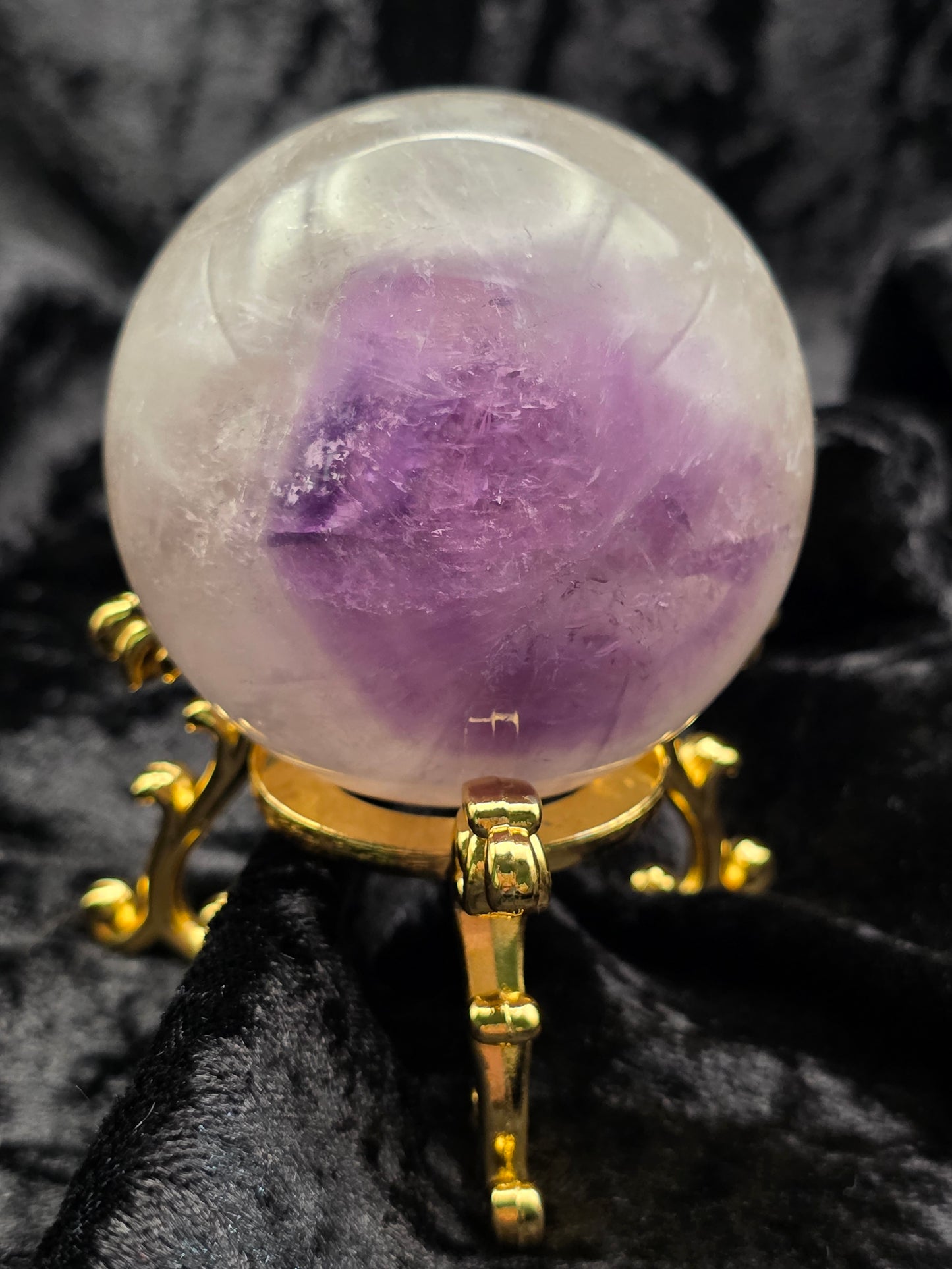 ๐ Lavender Amethyst Sphere โ Glow Up (2.61 in, 344 g)
