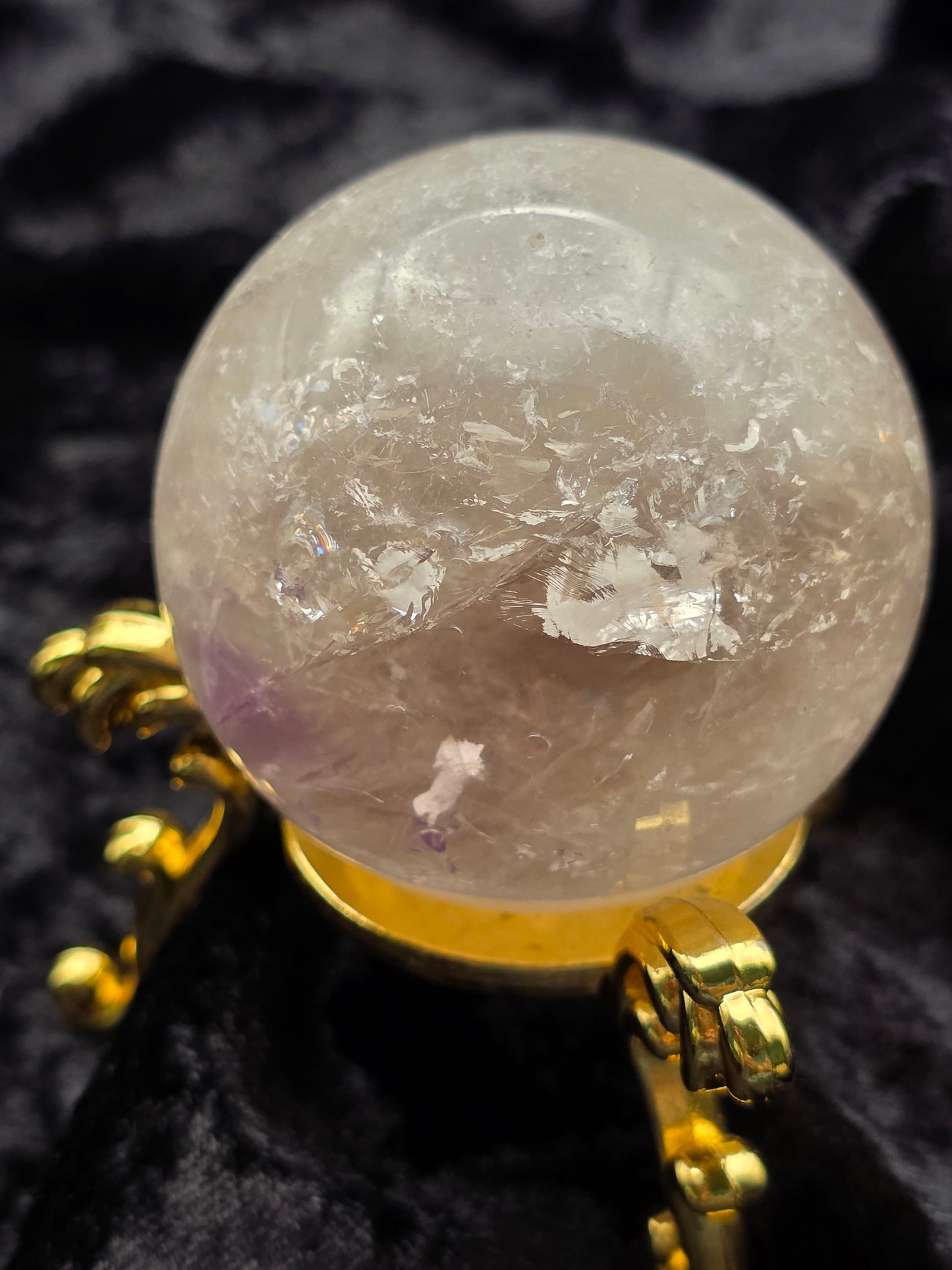 ๐ Lavender Amethyst Sphere โ Soft Serenity (2.06 in, 207 g)