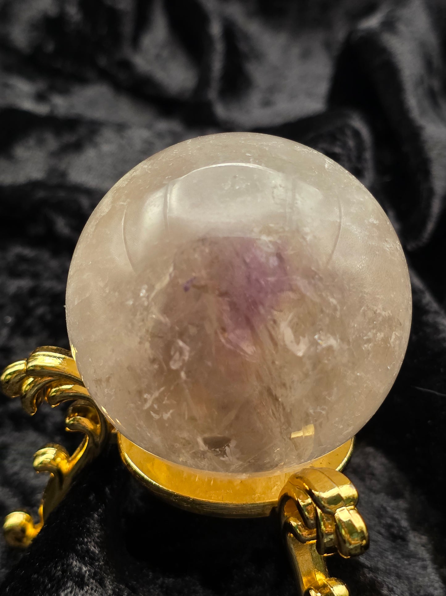 ๐ Lavender Amethyst Sphere โ Soft Serenity (2.06 in, 207 g)