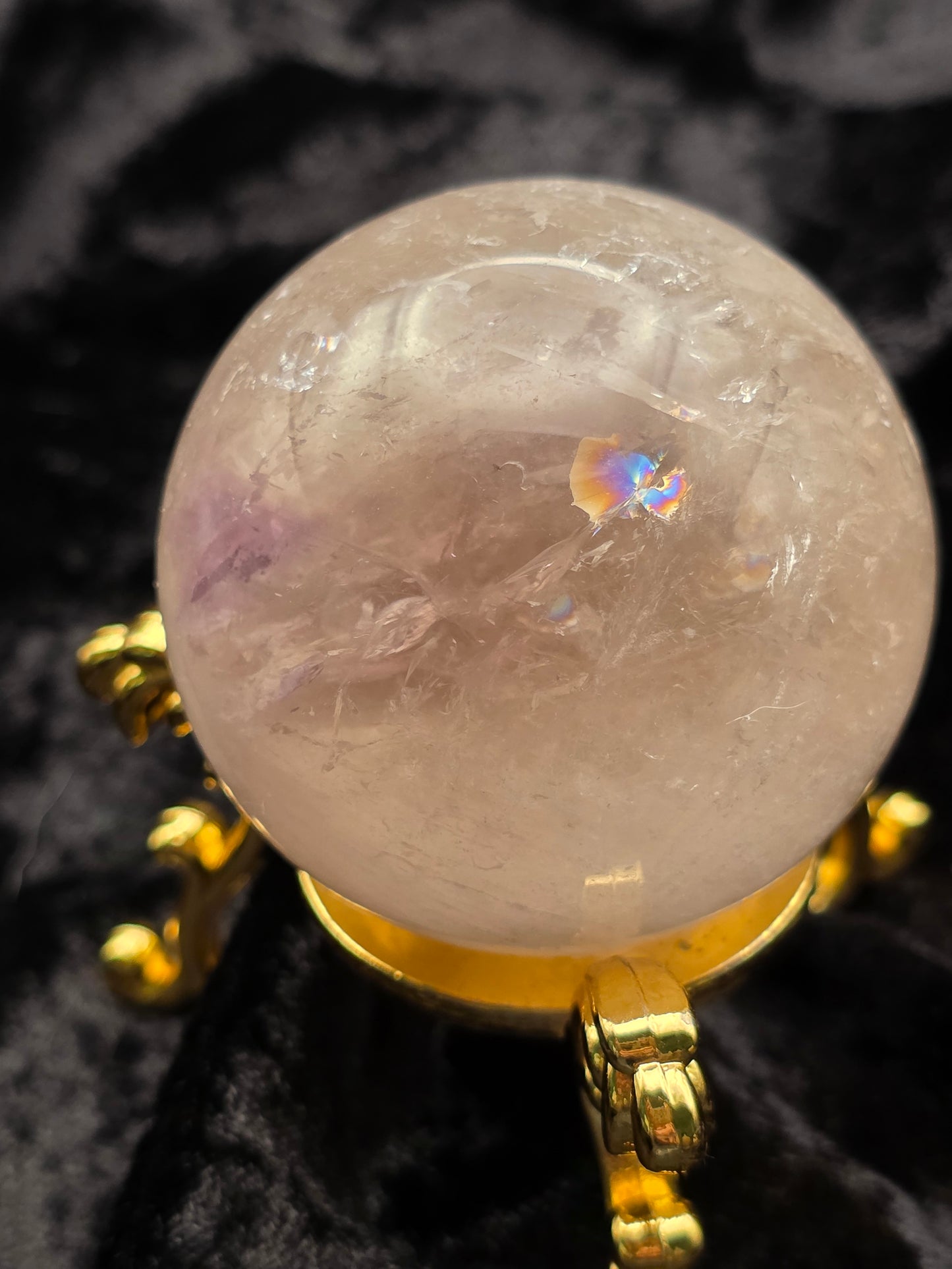 ๐ Lavender Amethyst Sphere โ Soft Serenity (2.06 in, 207 g)