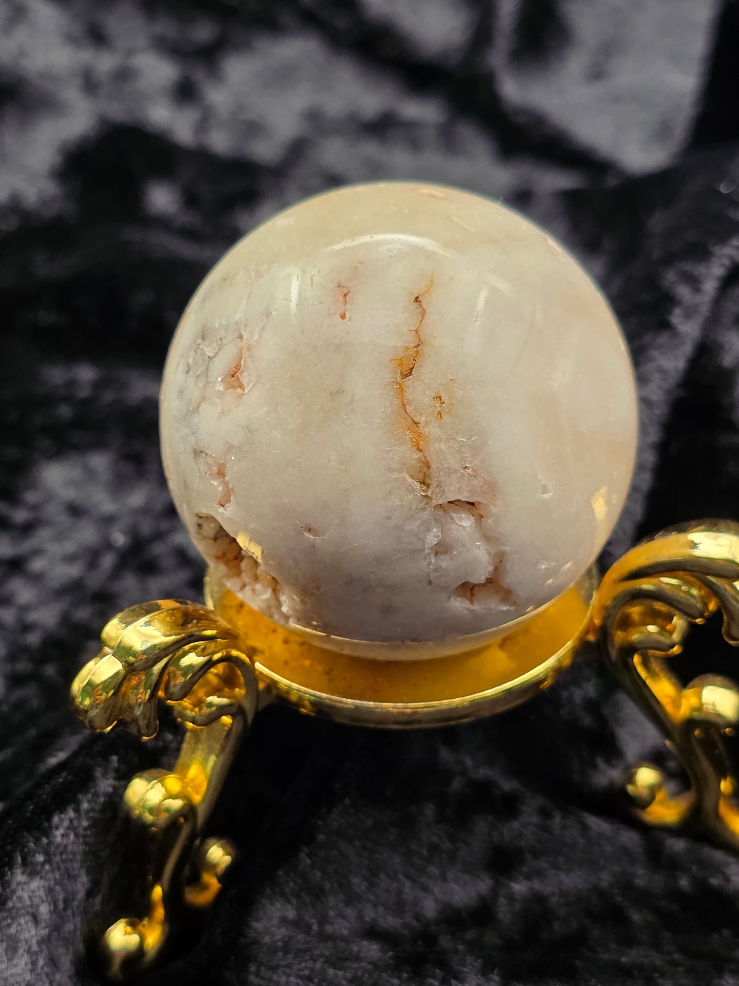 ๐ Pink Amethyst Sphere โ Sweet Strength (1.75 in, 110 g)