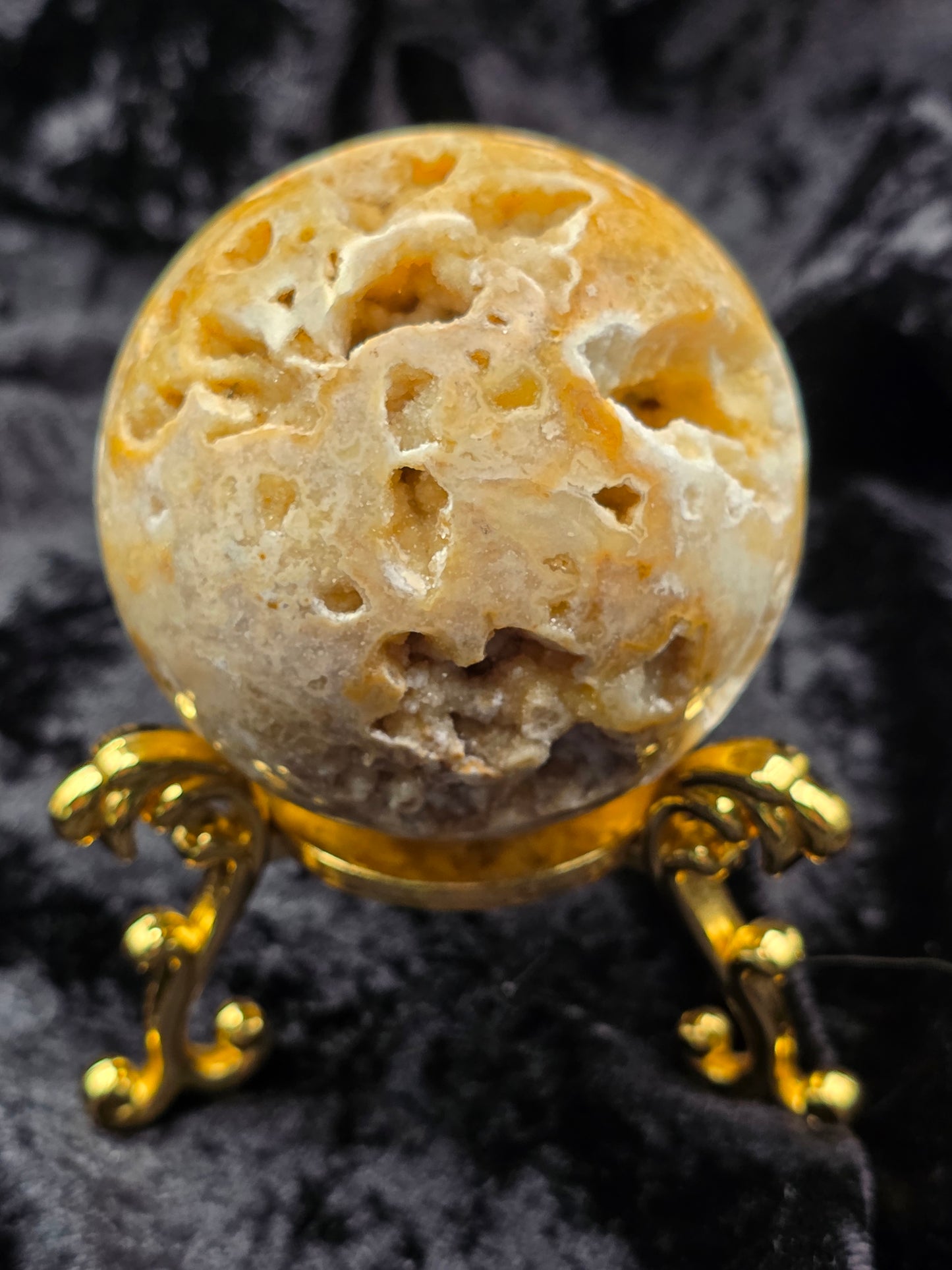 ๐ฅโจ Sphalerite Sphere โ Creative Spark (2.37 in, 253 g)