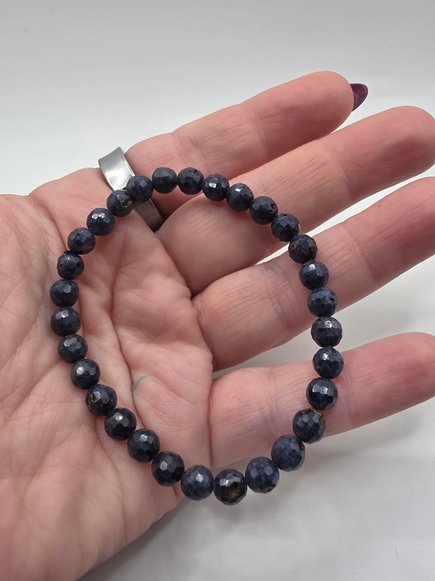๐ Faceted Sapphire โ Royal Radiance (6mm)