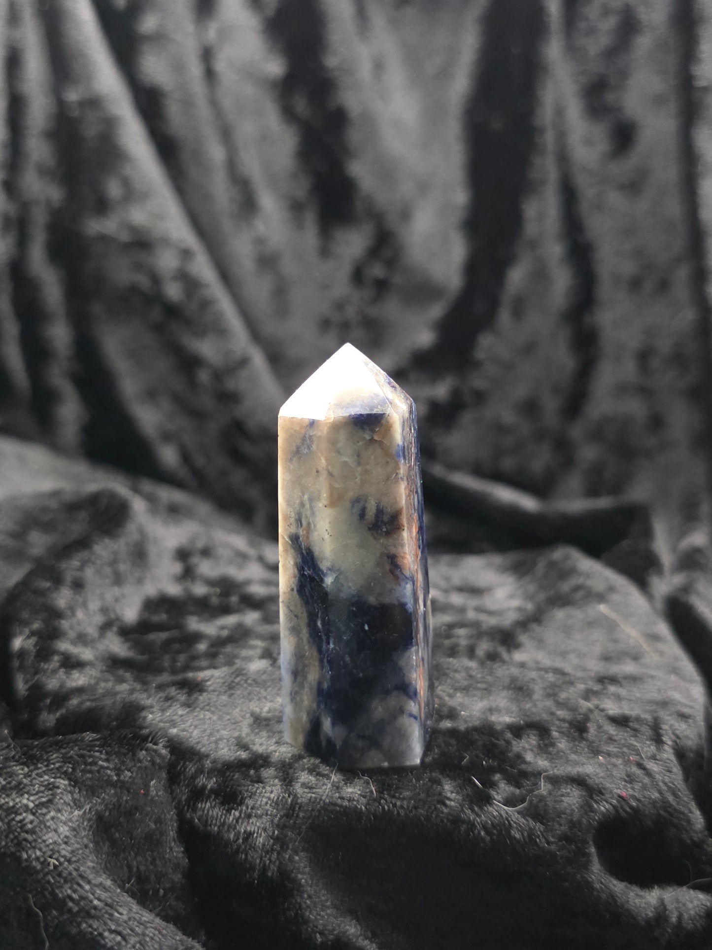 ๐ Sodalite Tower โ Truth & Calm (2 in)