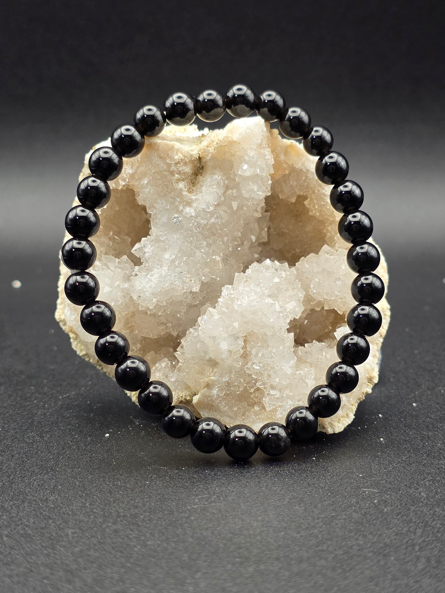 โซ Obsidian Bracelet โ Shield of Truth (6mm)