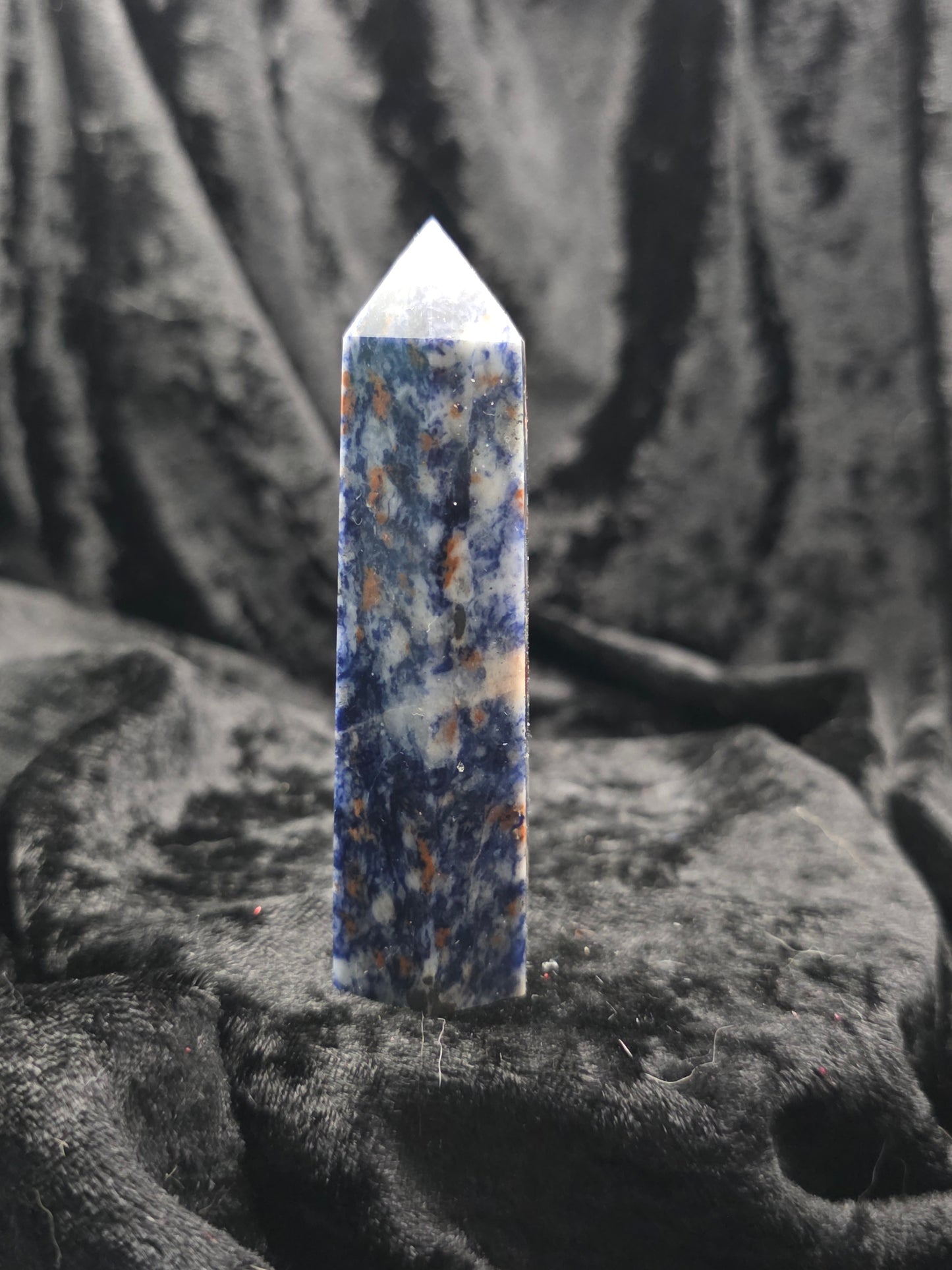 ๐ Sodalite Tower โ Steady Insight (3.5 in)