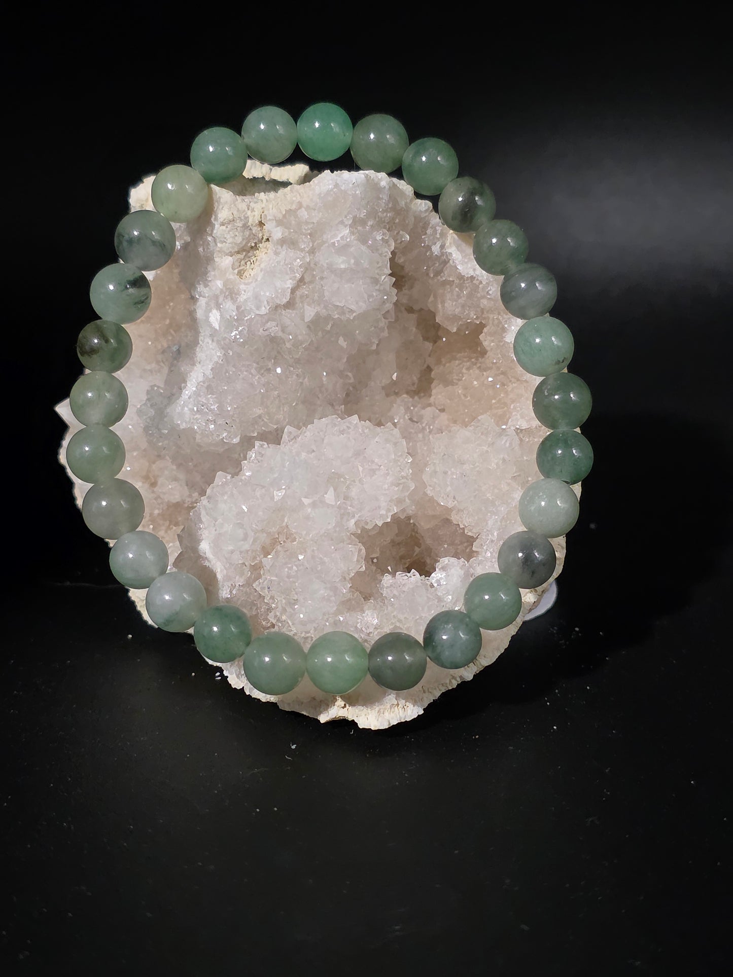 ๐ Prehnite Bracelet โ Serene Connection (6mm)