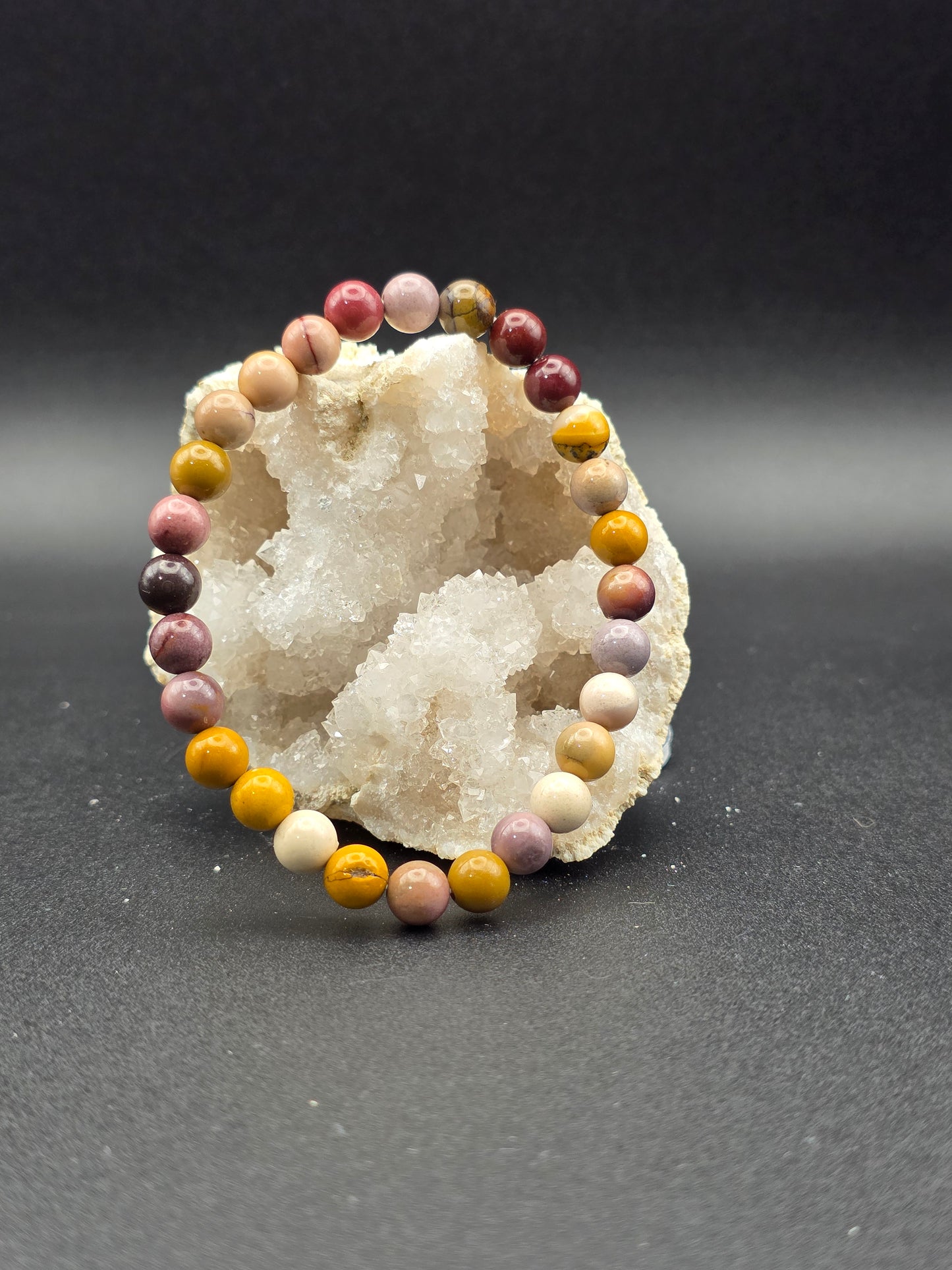๐ป Mookaite Jasper Bracelet โ Desert Spirit (6mm)