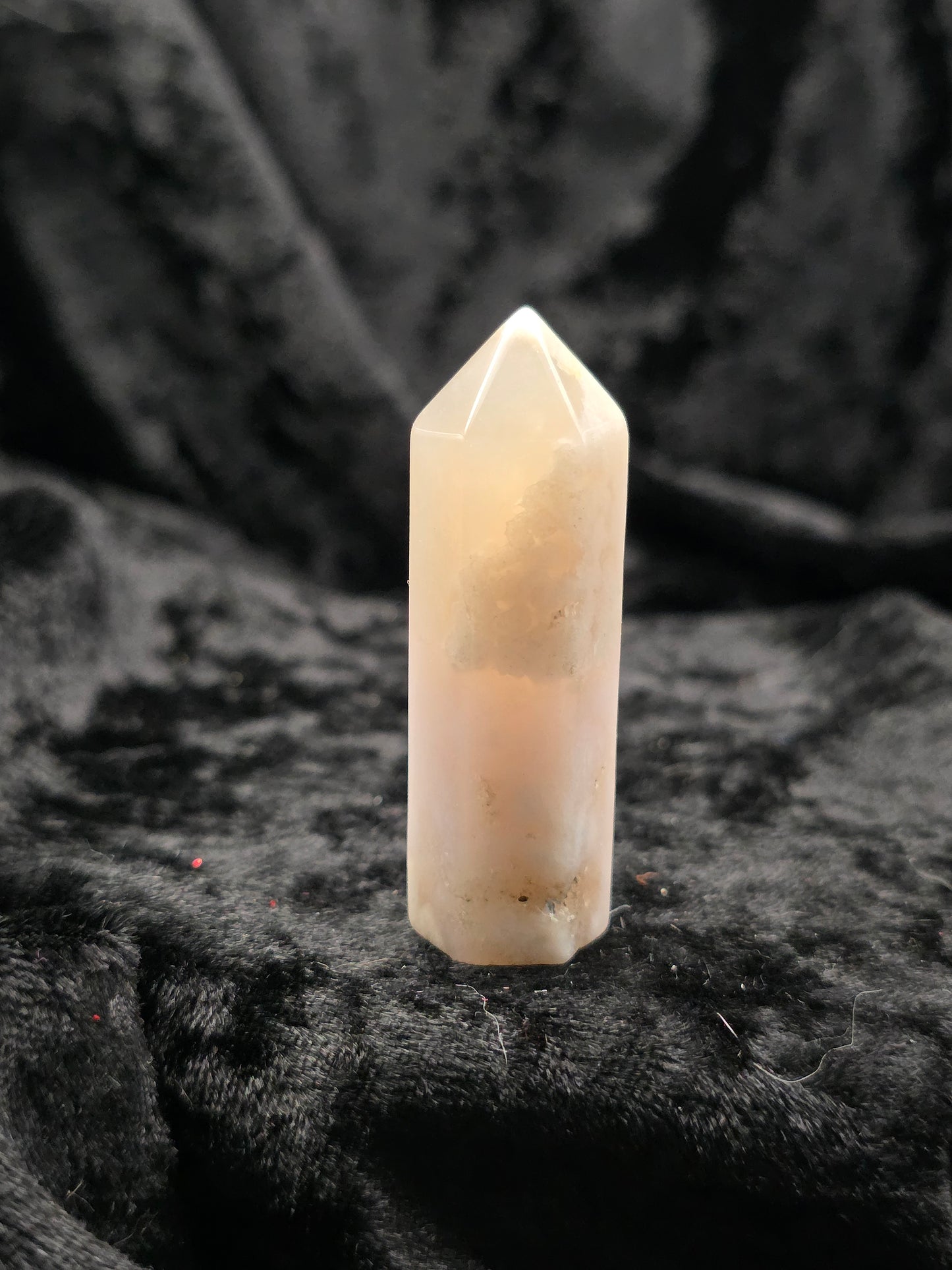 ๐ธ Flower Agate Tower โ Spirit of Renewal (2 in)