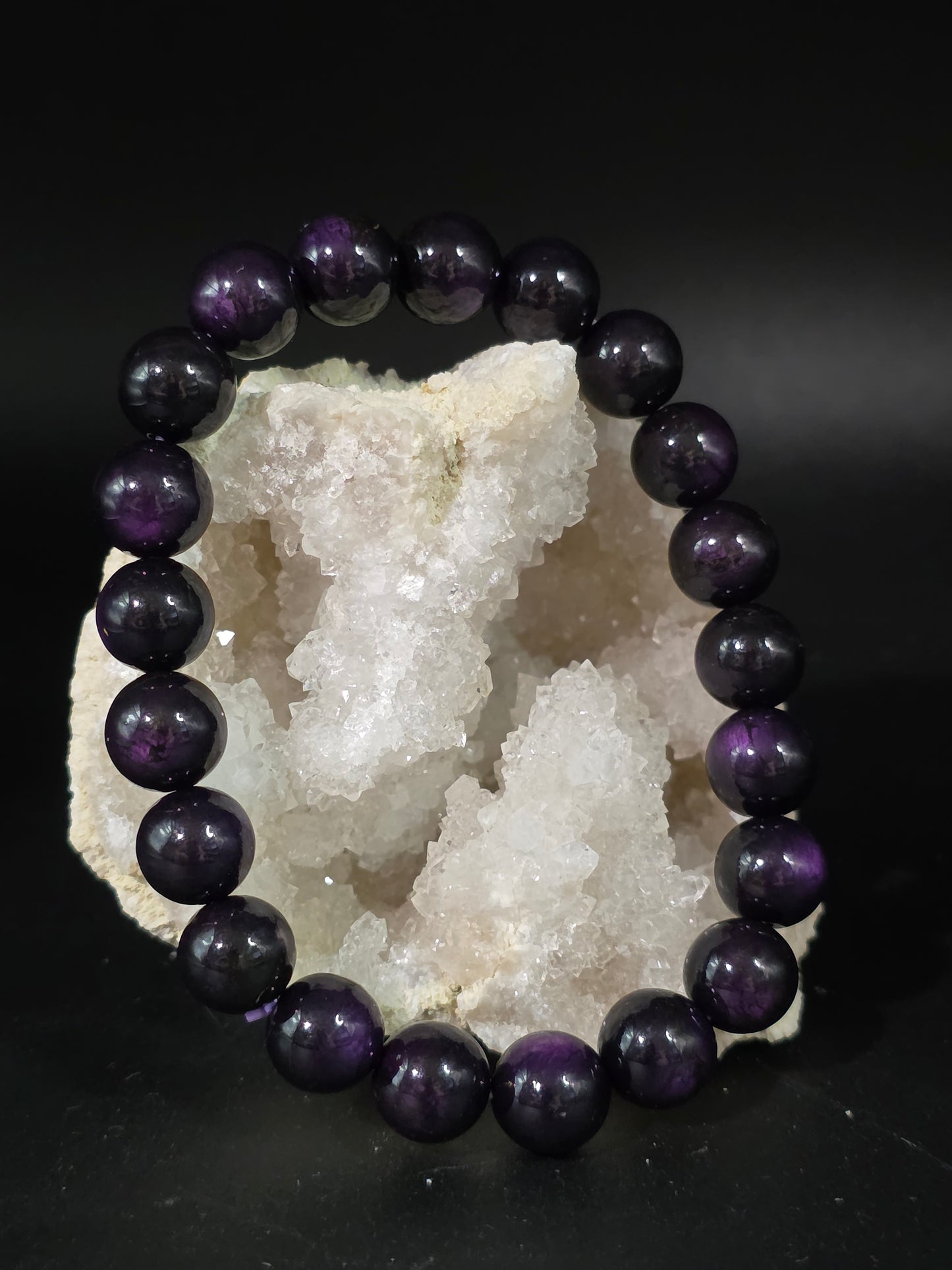 ๐ Purpurite Bracelet โ Spirit Voice (8mm)