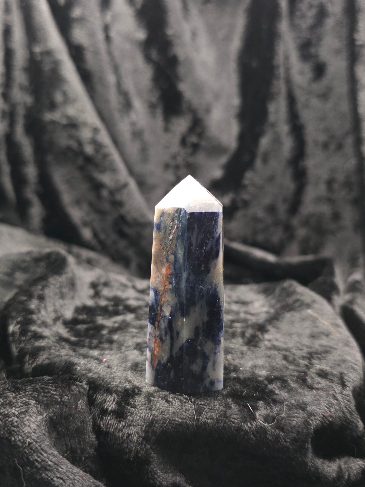 ๐ Sodalite Tower โ Truth & Calm (2 in)