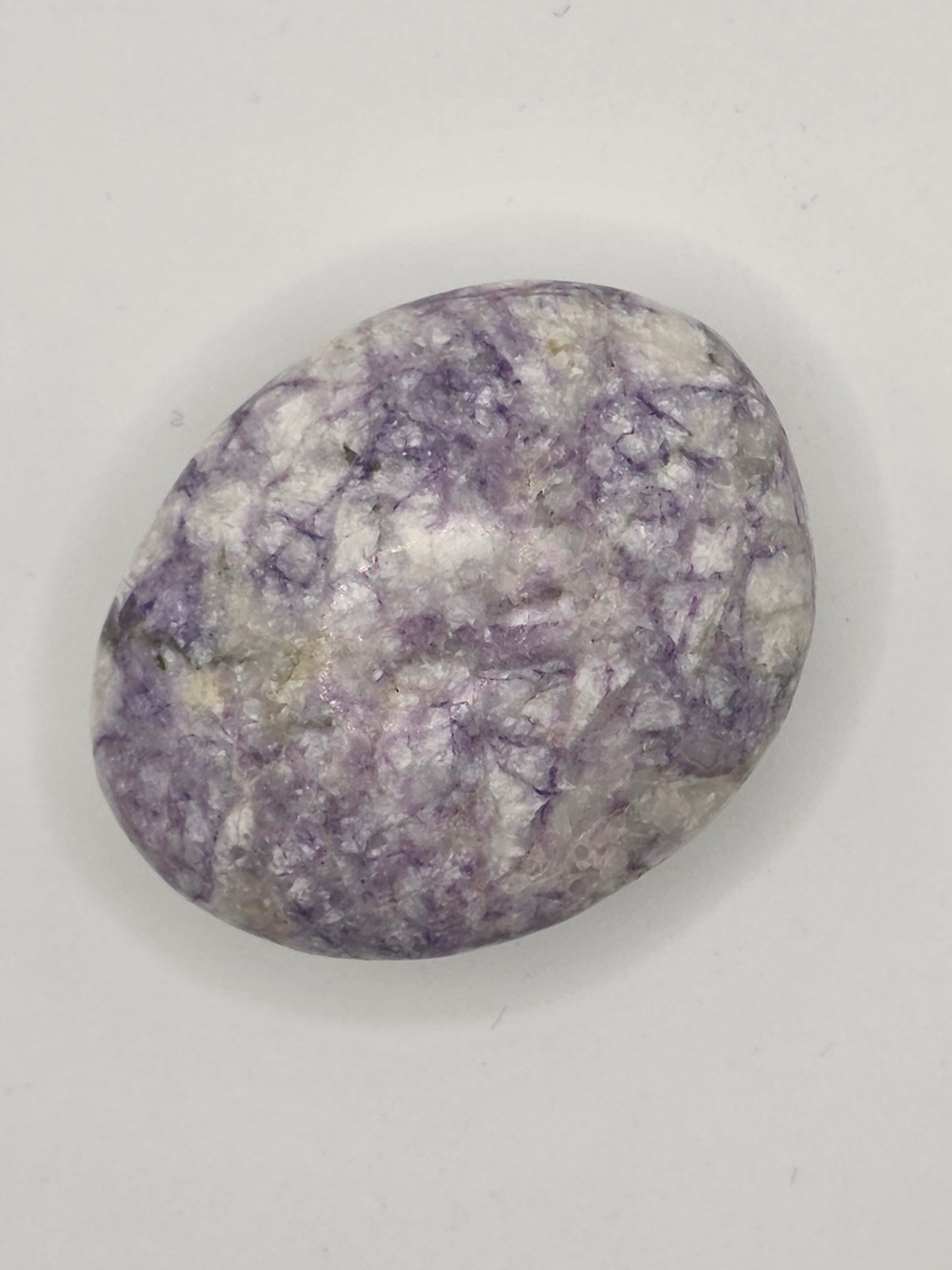 ๐ช Charoite Chunky Palm โ Spiritual Transformation (2.2"x1.7"x1")