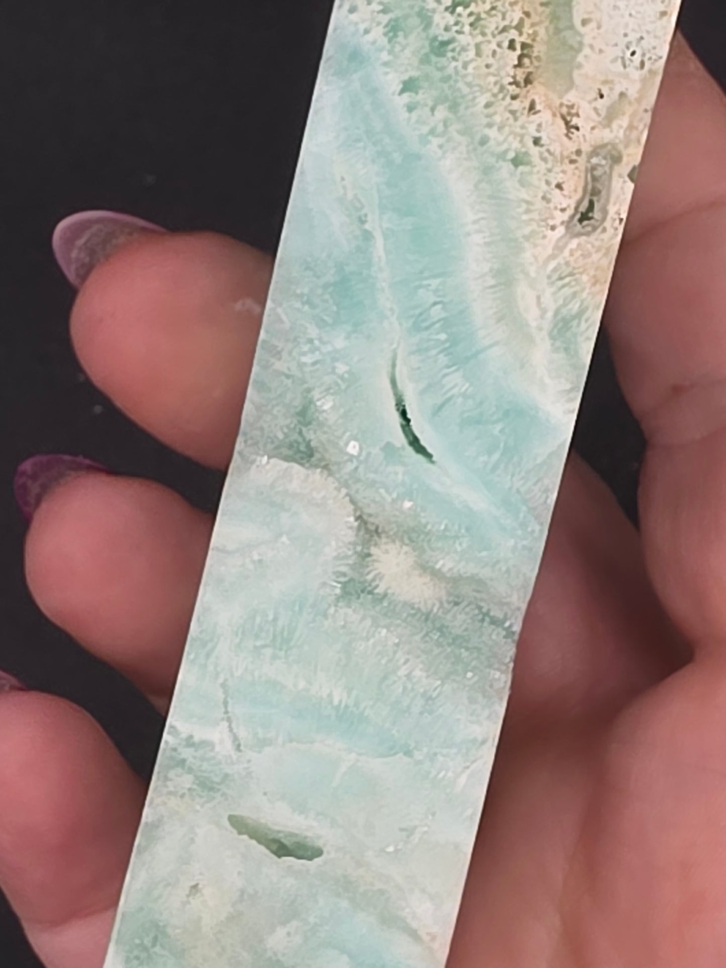 ๐ง Hemimorphite Tower with Raw Edge โ Emotional Renewal (4")