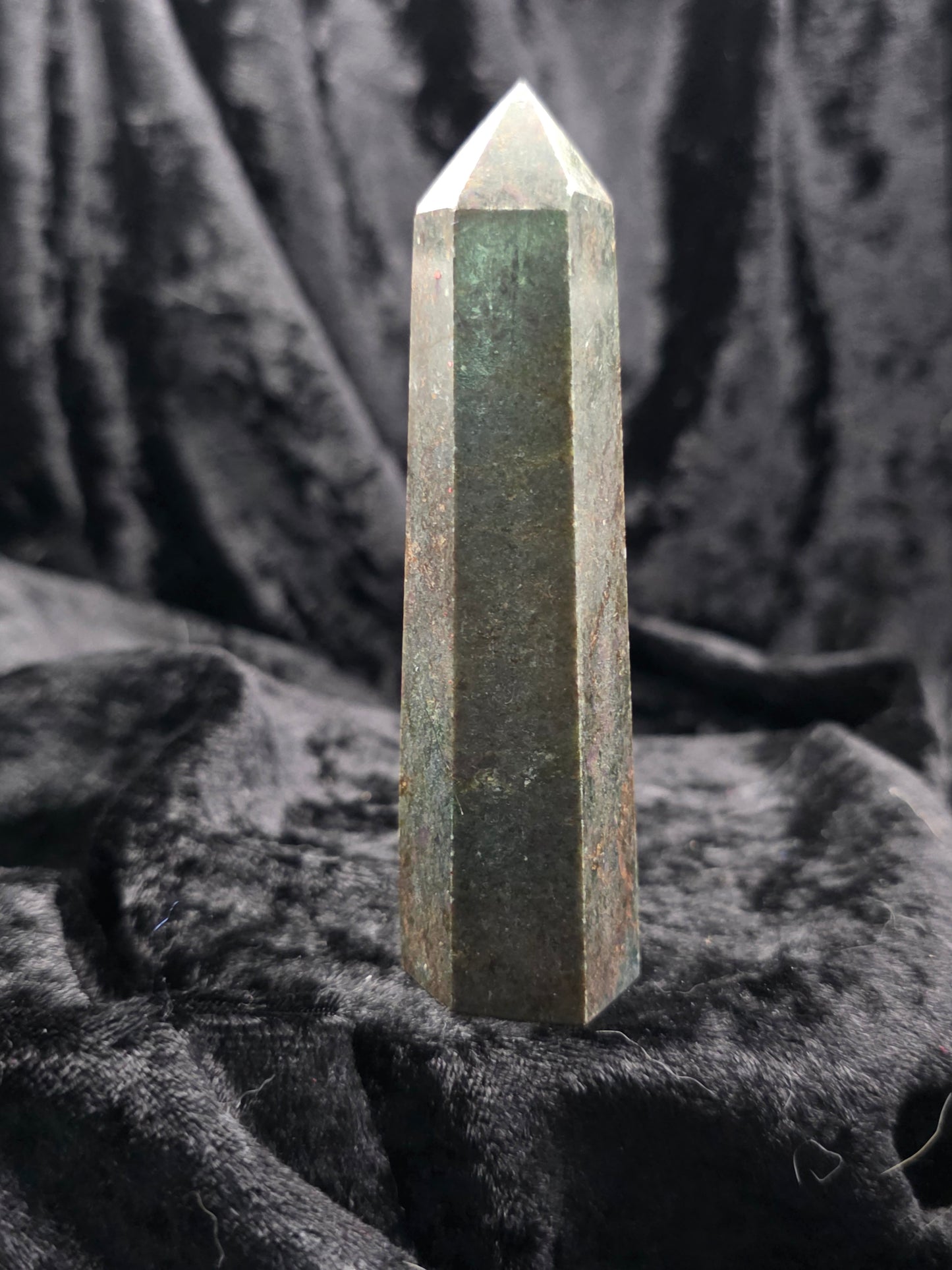 ❤️💙 Ruby in Kyanite Tower – Warrior’s Calm (4.25 in)