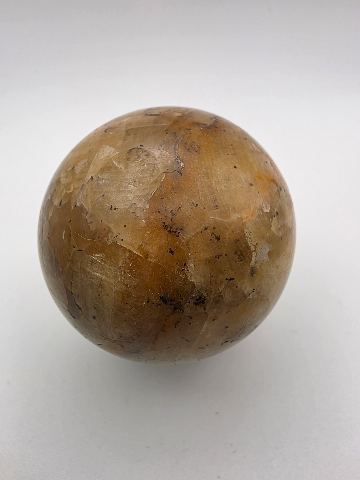 ☀️ Sunstone Sphere — Radiant Confidence (2")