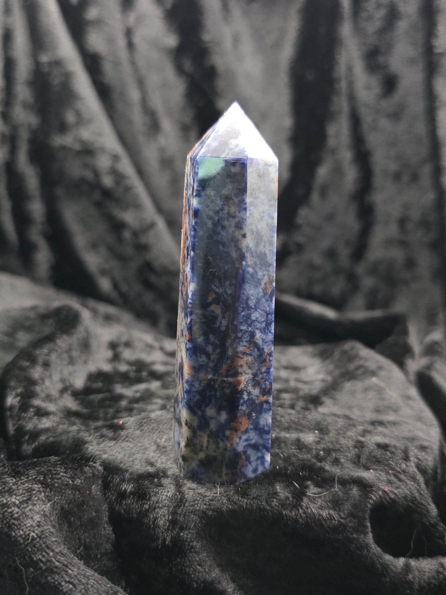 ๐ Sodalite Tower โ Steady Insight (3.5 in)