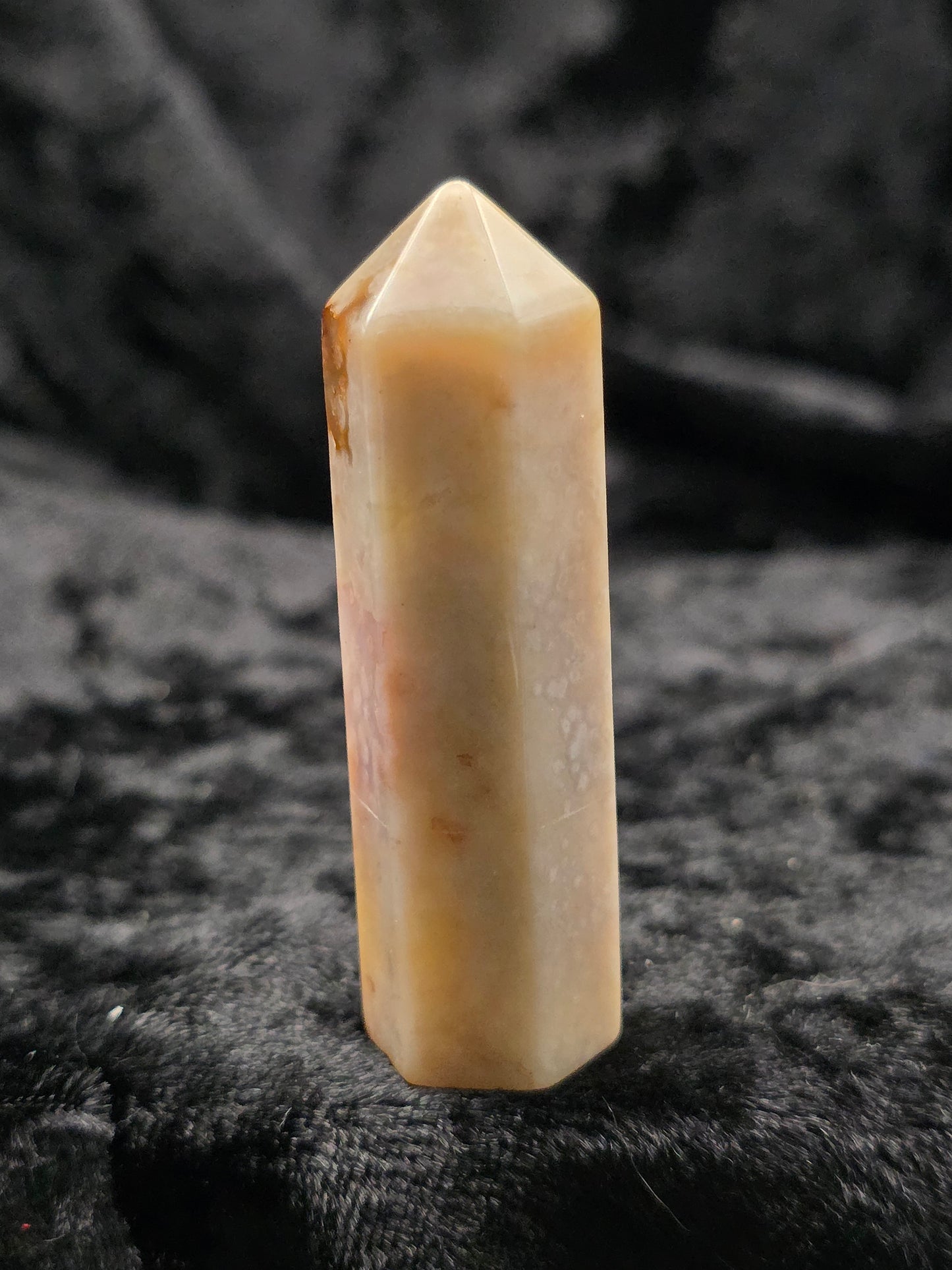 ๐ธ Flower Agate Tower โ Blooming Spirit (2 in)