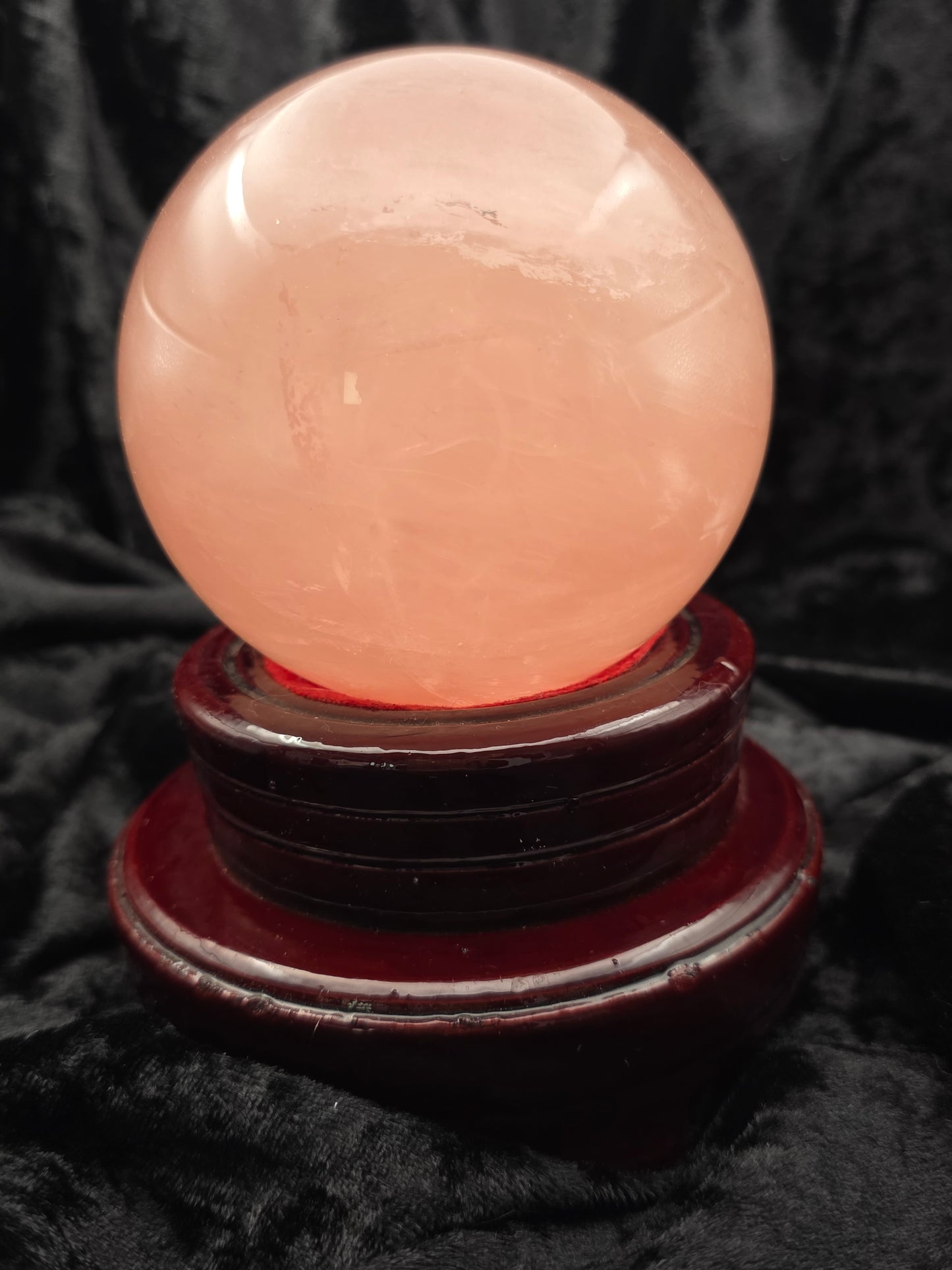 ⚪ Wooden Sphere Holder - (2.5" well, 4.43" base)