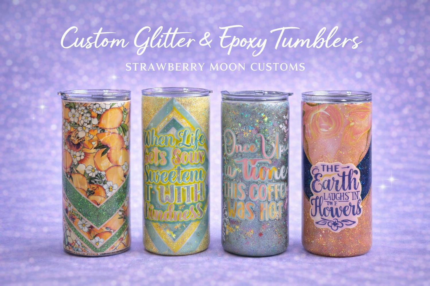 Custom Glitter & Epoxy Tumblers