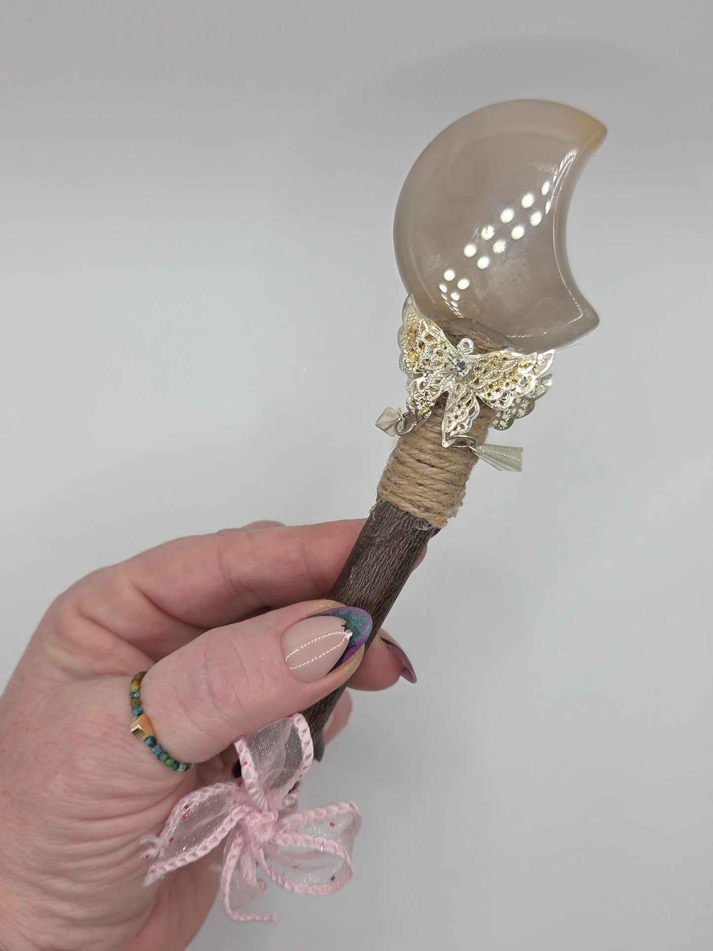 🌙 Moon Wand — Lunar Blessings (9")