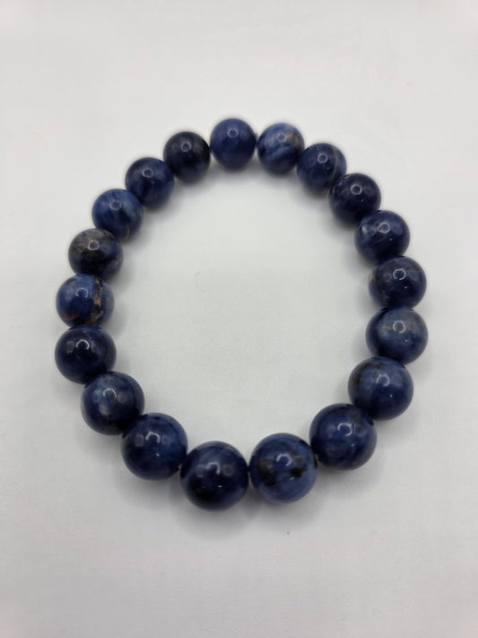 🌓 Sodalite Bracelet – Speak Your Truth in Style (10mm)