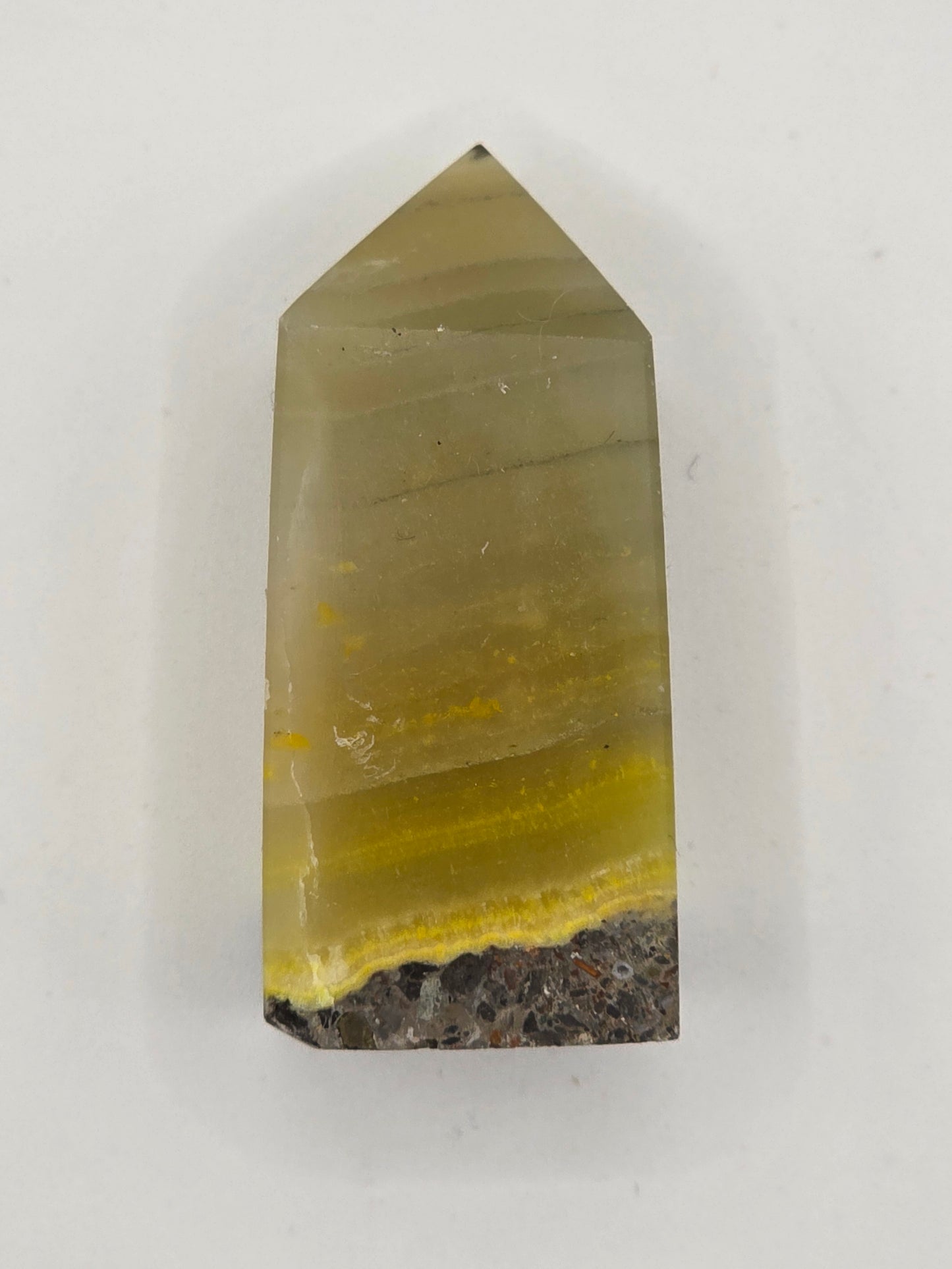 🪶 Bumblebee Jasper Tower — Grounded Motivation (2")