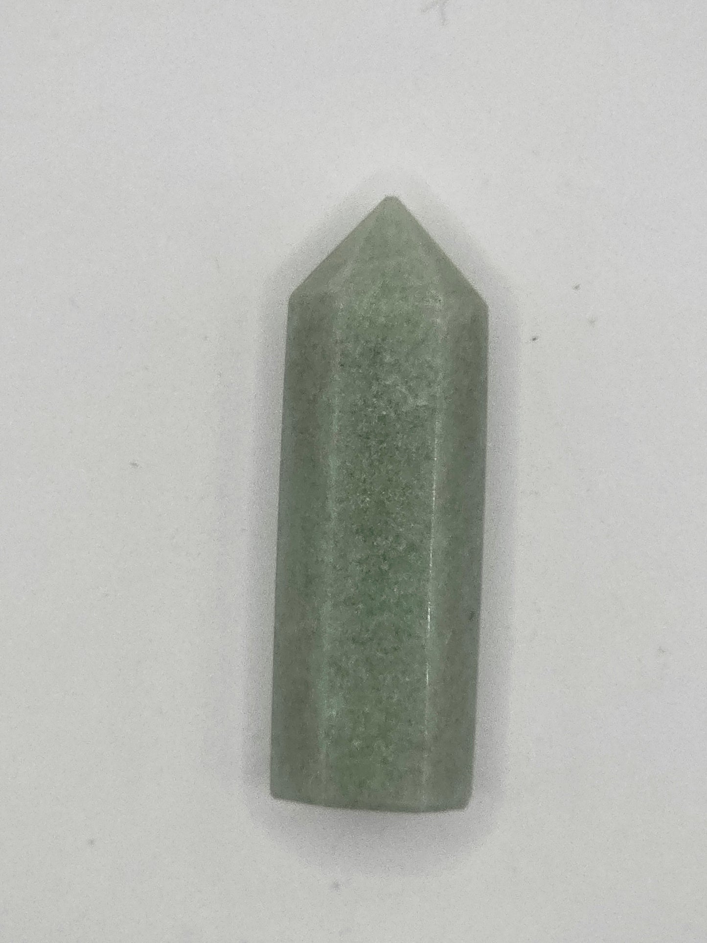 🌿 Green Aventurine Tower — Prosperity Flow (1.8")