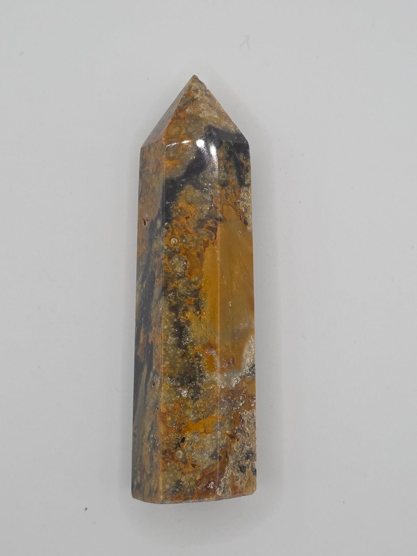 🪶 Bumblebee Jasper Matrix — Grounded Strength (3.7")