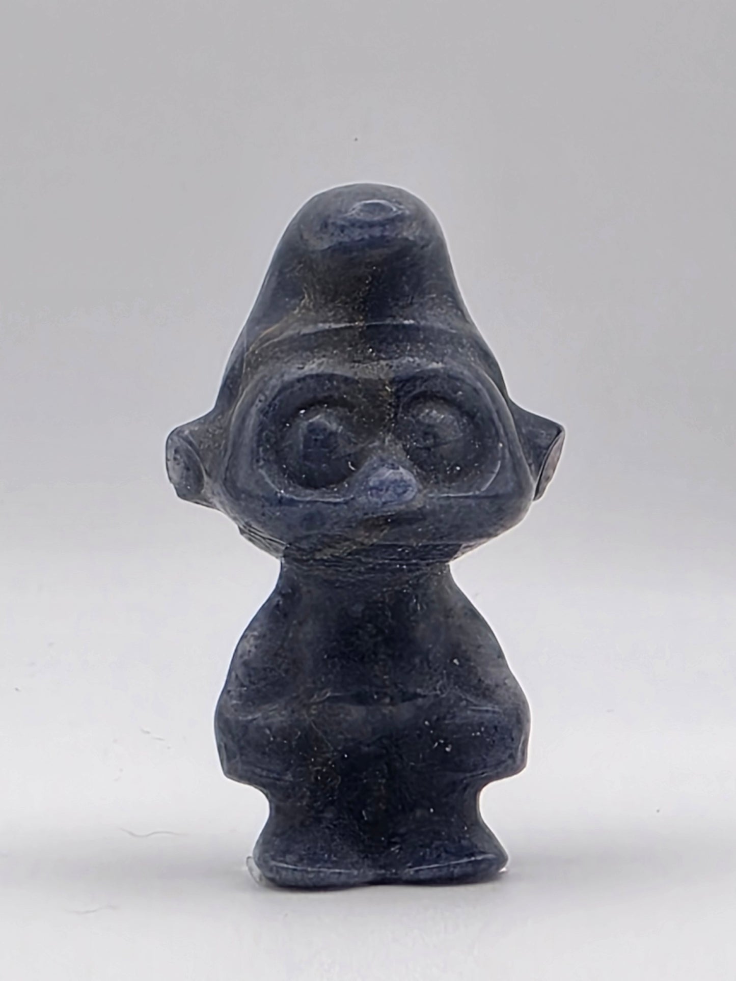 💙 Dumortierite Blue Cartoon “Dwarf” — The Loyal Guardian (2")