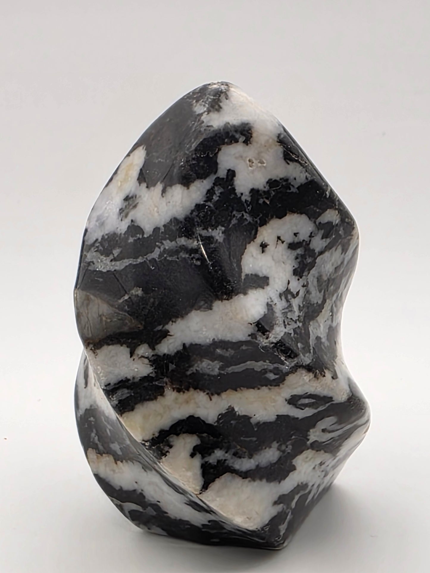 🖤 Zebra Jasper Flame — Balanced Radiance (3.15", 282 g)