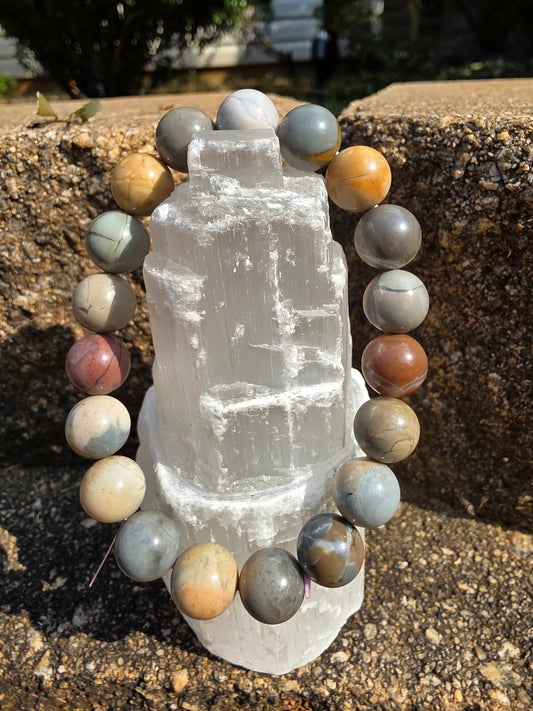 🧚‍♀️ Alashan Jade Bracelet – Soft Power in 10mm