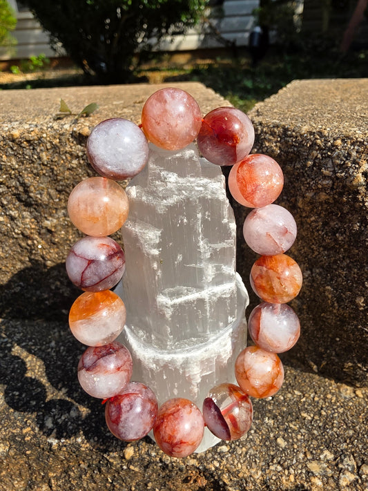 🔥 Fire Quartz Bracelet – Spark & Strength