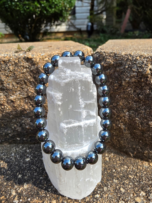 🧲 Hematite Bracelet – Magnetize Your Mojo in 8mm