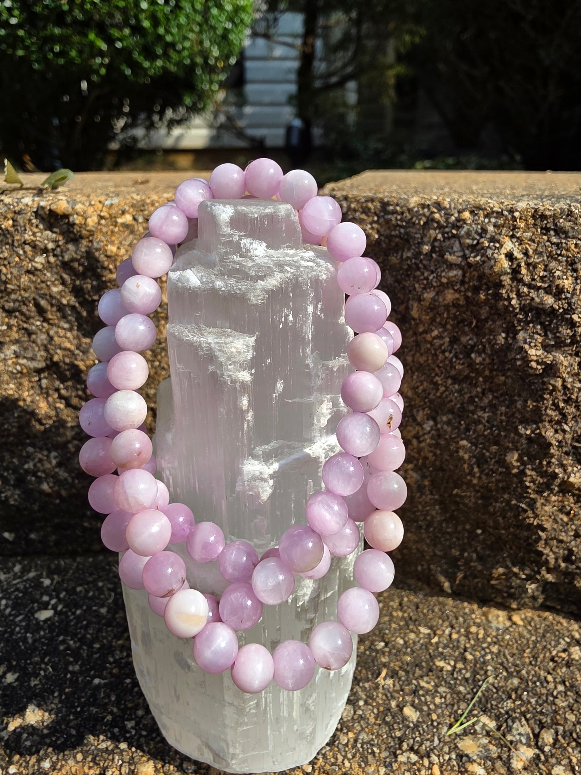 💗 Kunzite Triple Wrap – Heart Opener in 6mm