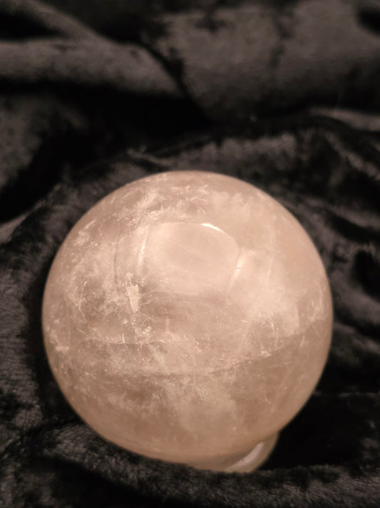 💜 Lavender Amethyst Sphere – Petite Calm (1.74 in, 165 g)