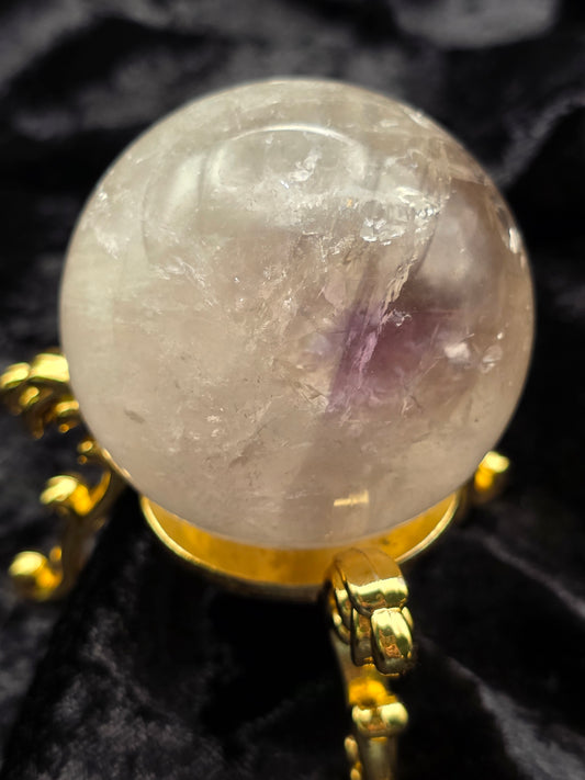 💜 Lavender Amethyst Sphere – Soft Serenity (2.06 in, 207 g)