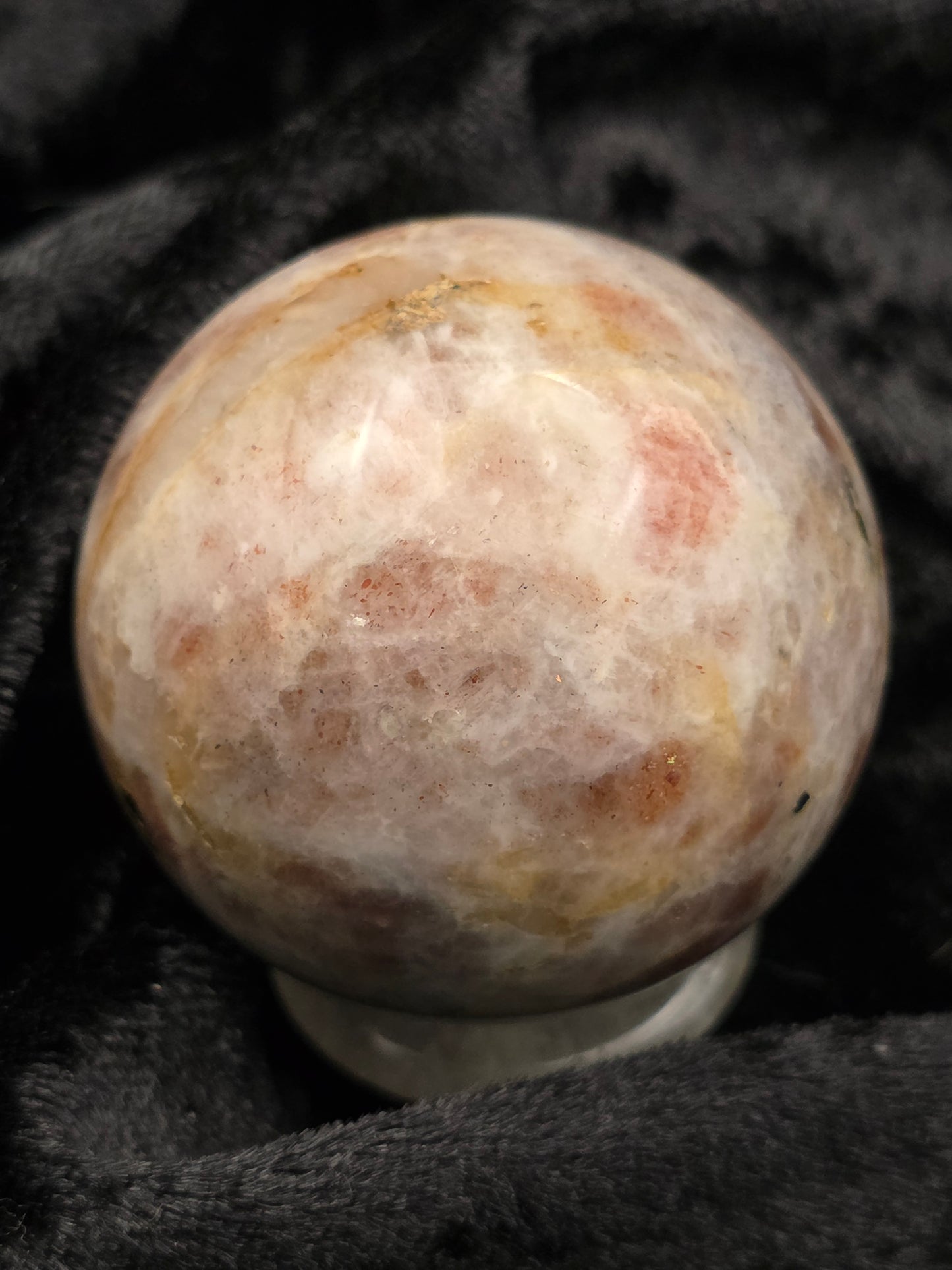 💗 Pink Tourmaline in Quartz Sphere – Love Amplified (1.73 in, 120 g)