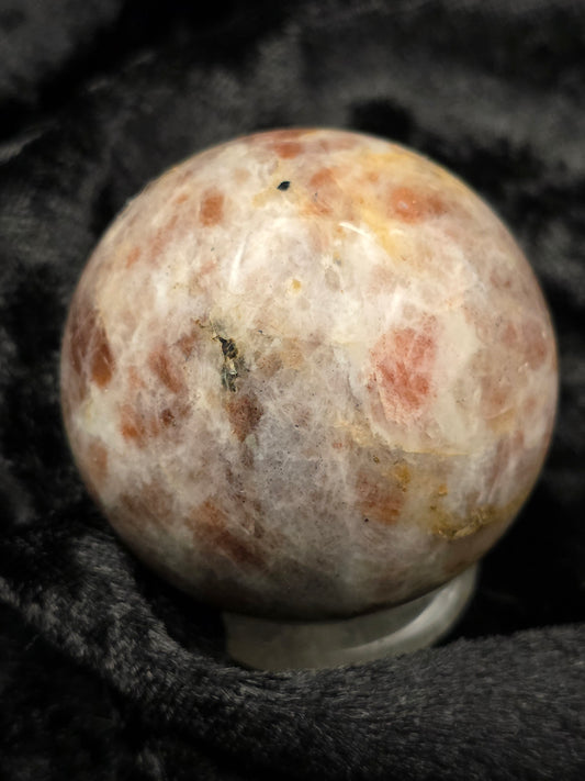 💗 Pink Tourmaline in Quartz Sphere – Love Amplified (1.73 in, 120 g)